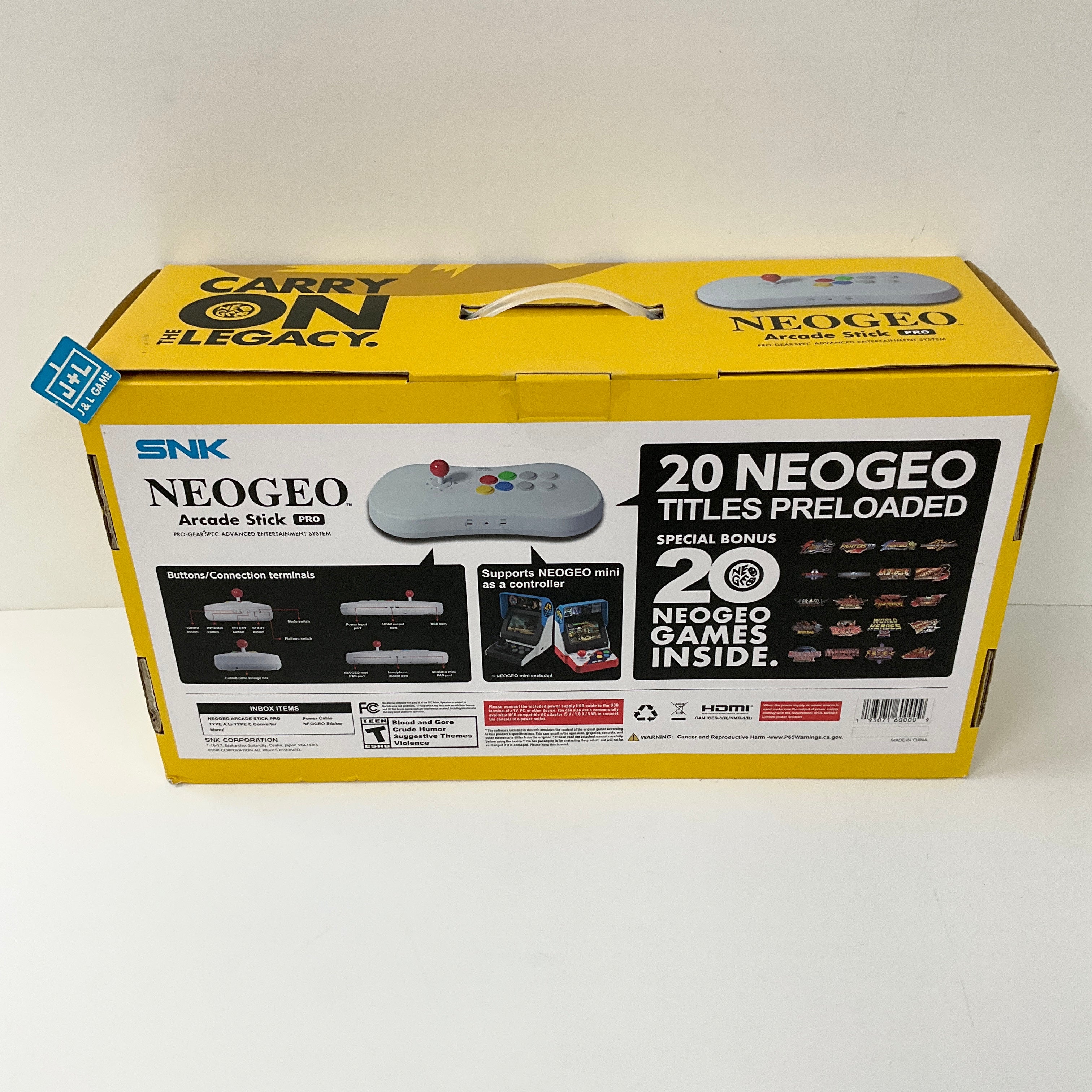 Neogeo Arcade Stick Pro - (NGM) Neo Geo Mini Accessories SNK   