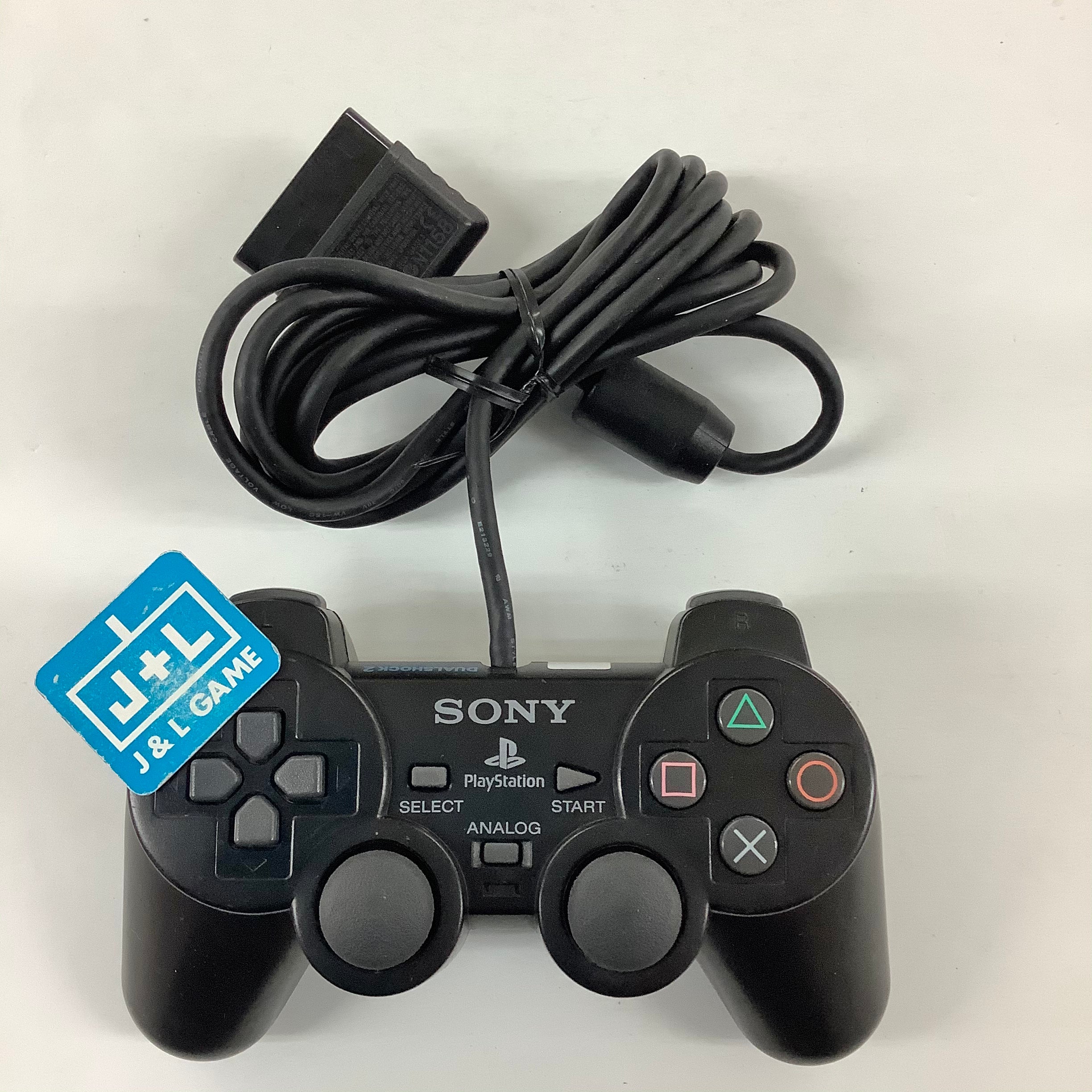 Sony Dualshock 2 Controller (Black) - (PS2) PlayStation 2 [Pre-Owned] Accessories Sony   