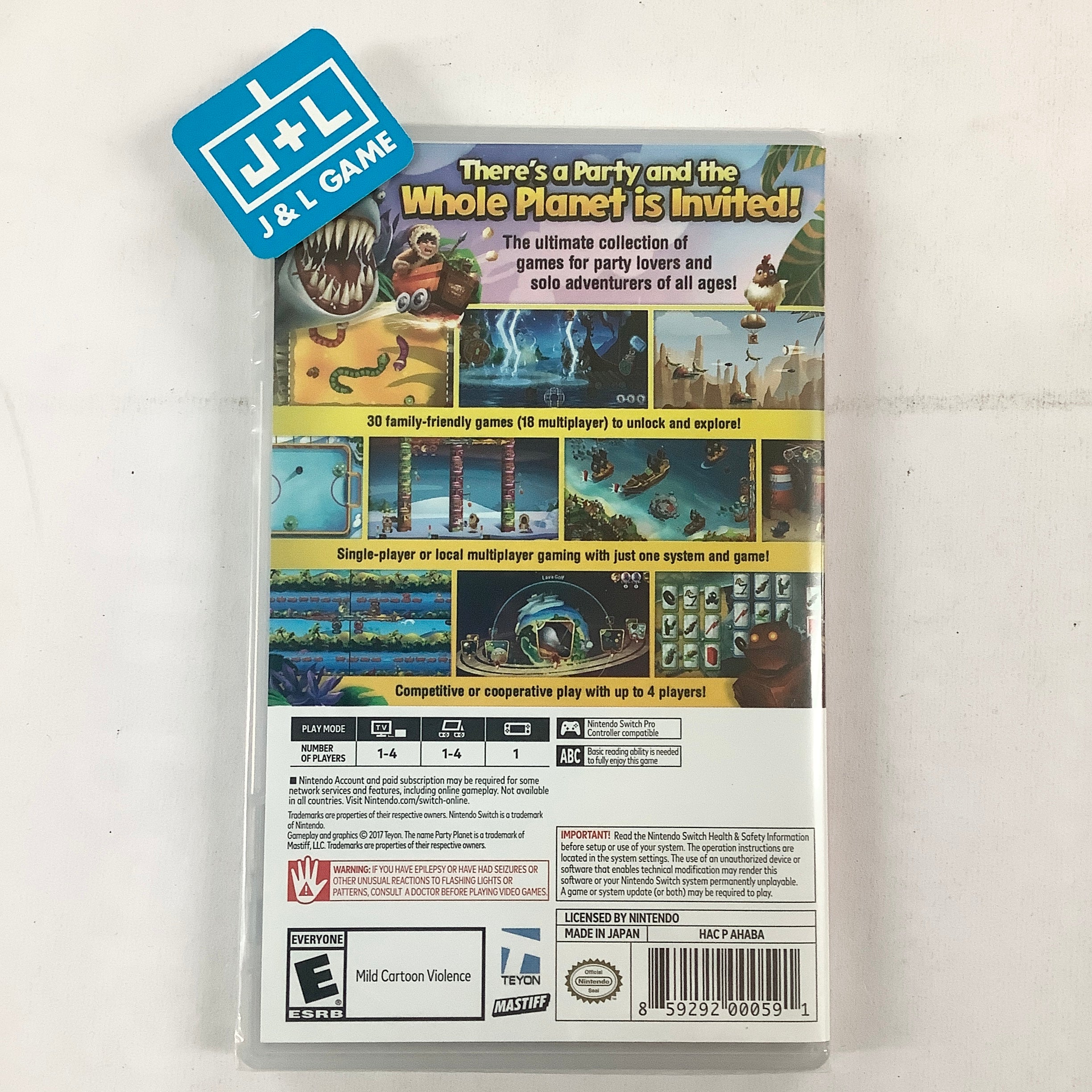 Party Planet - (NSW) Nintendo Switch Video Games Mastiff   