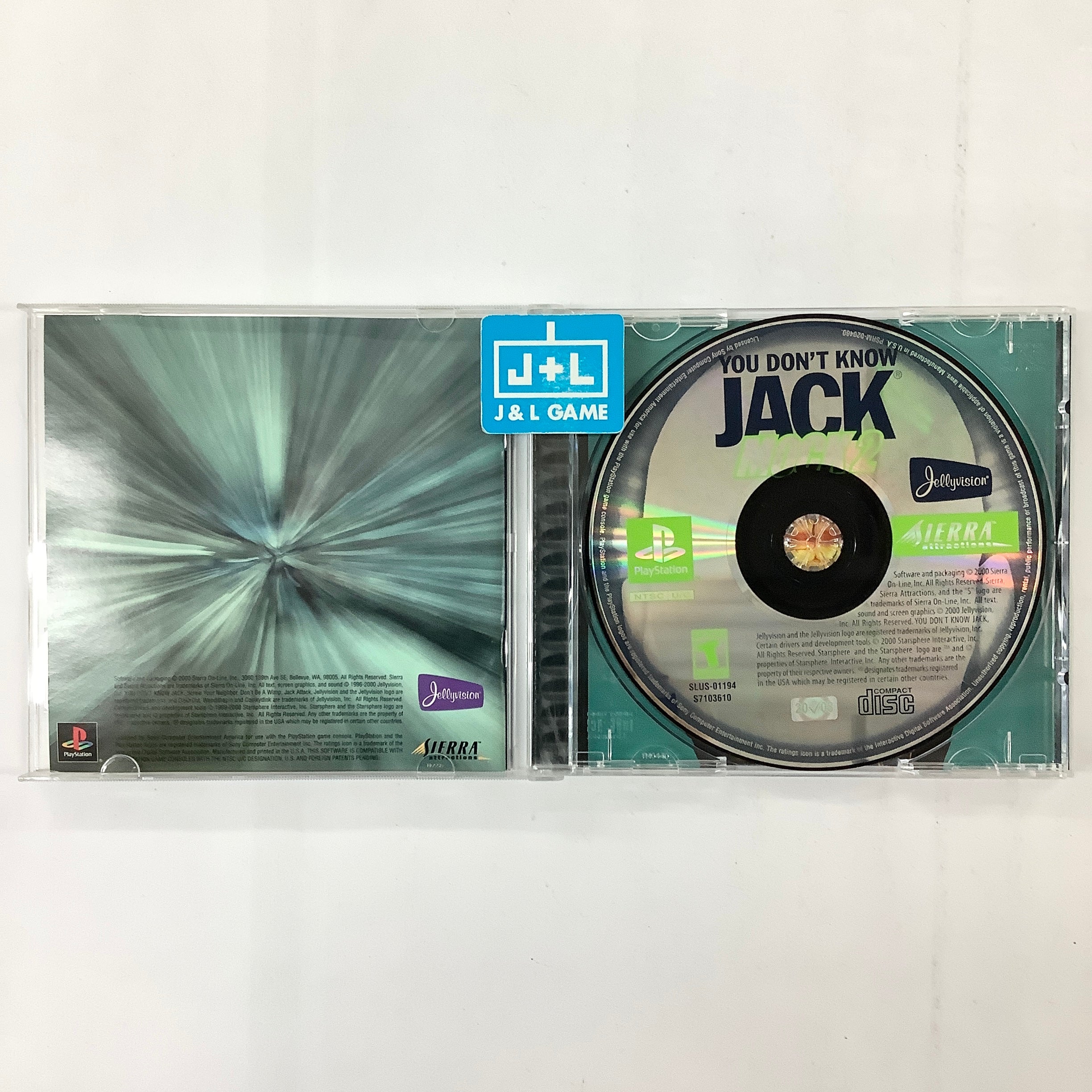 You Don't Know Jack: Mock 2 - (PS1) PlayStation 1 [Pre-Owned] Video Games Sierra Entertainment   