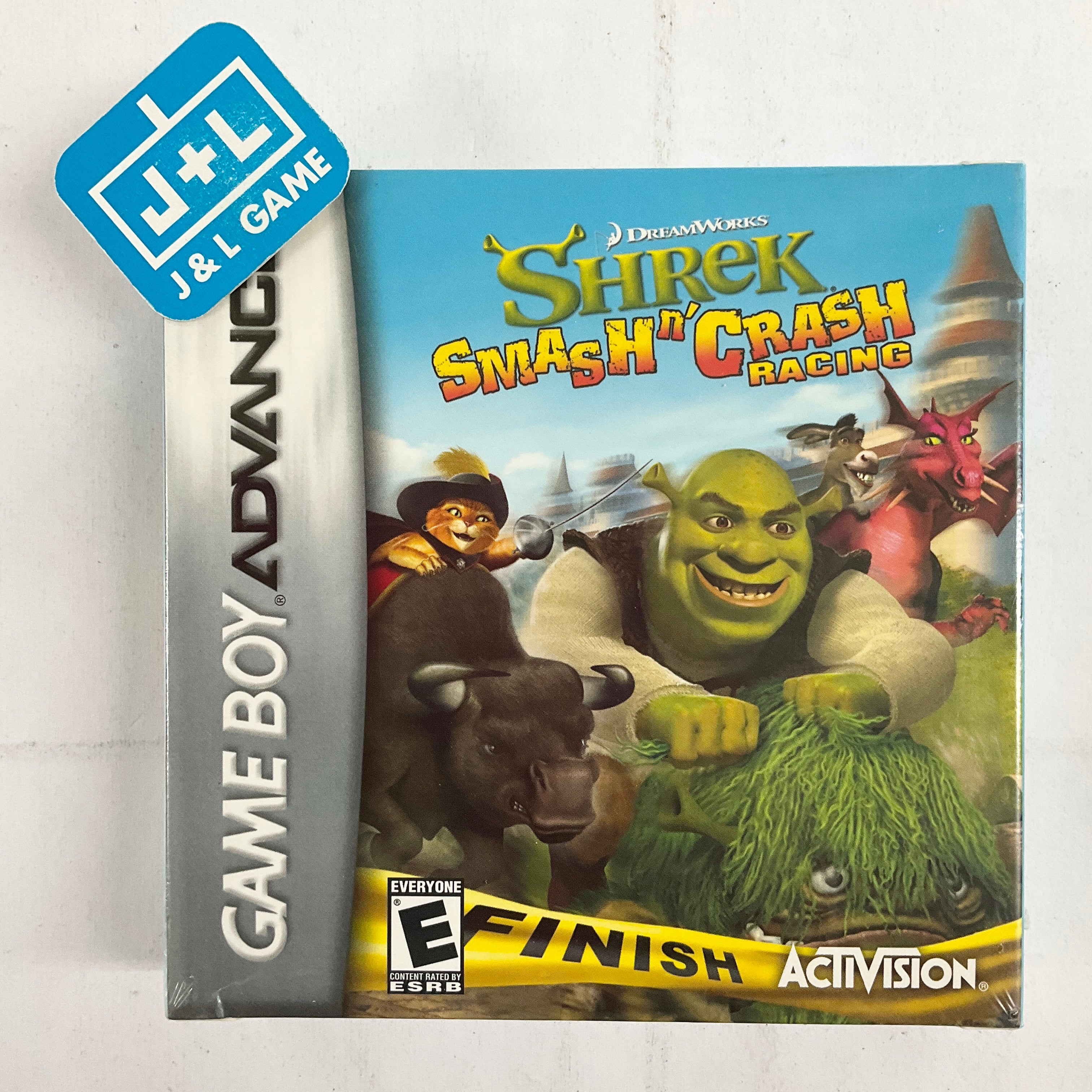 Shrek Smash n' Crash Racing - (GBA) Game Boy Advance Video Games Activision   