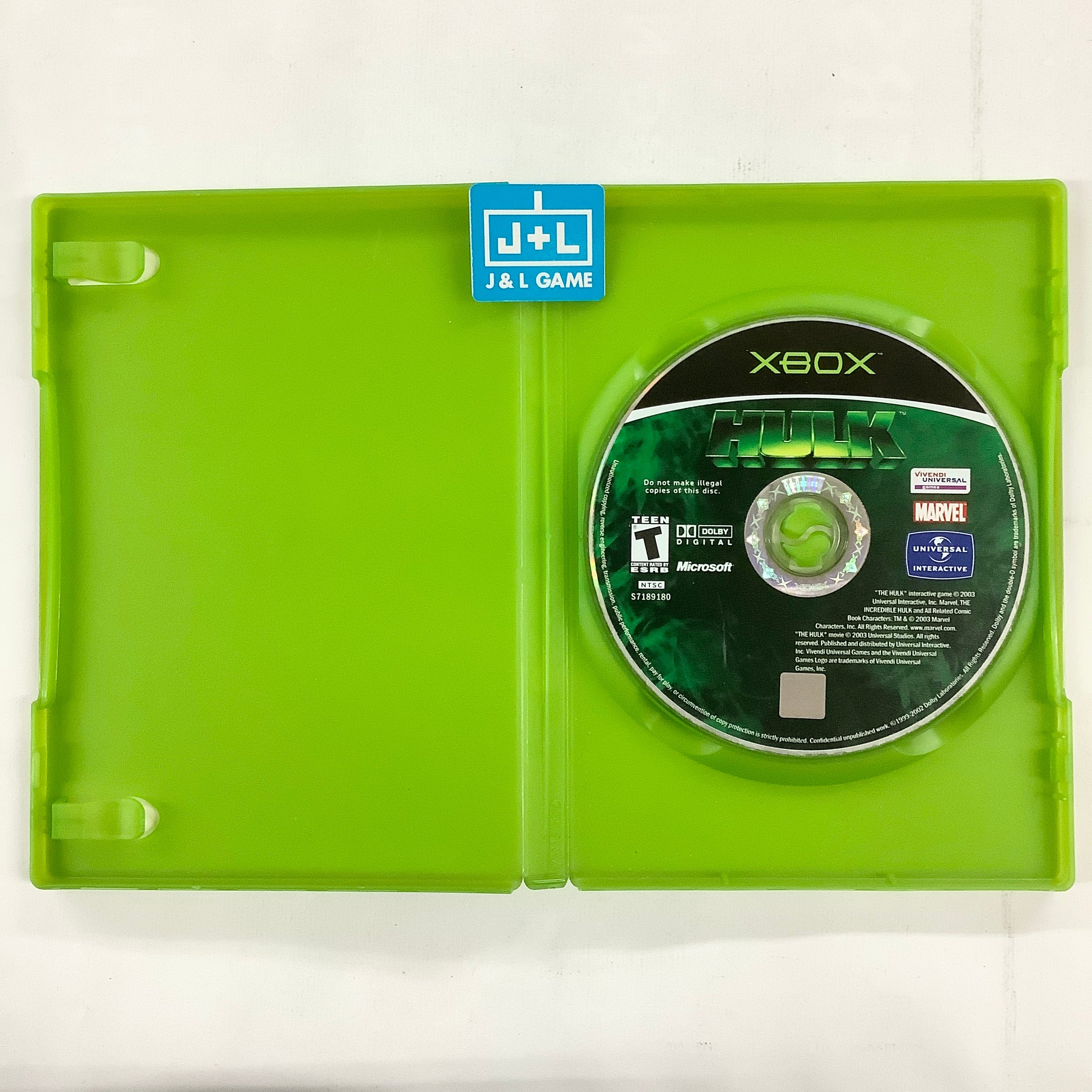 Hulk - (XB) Xbox [Pre-Owned] Video Games Universal Interactive   