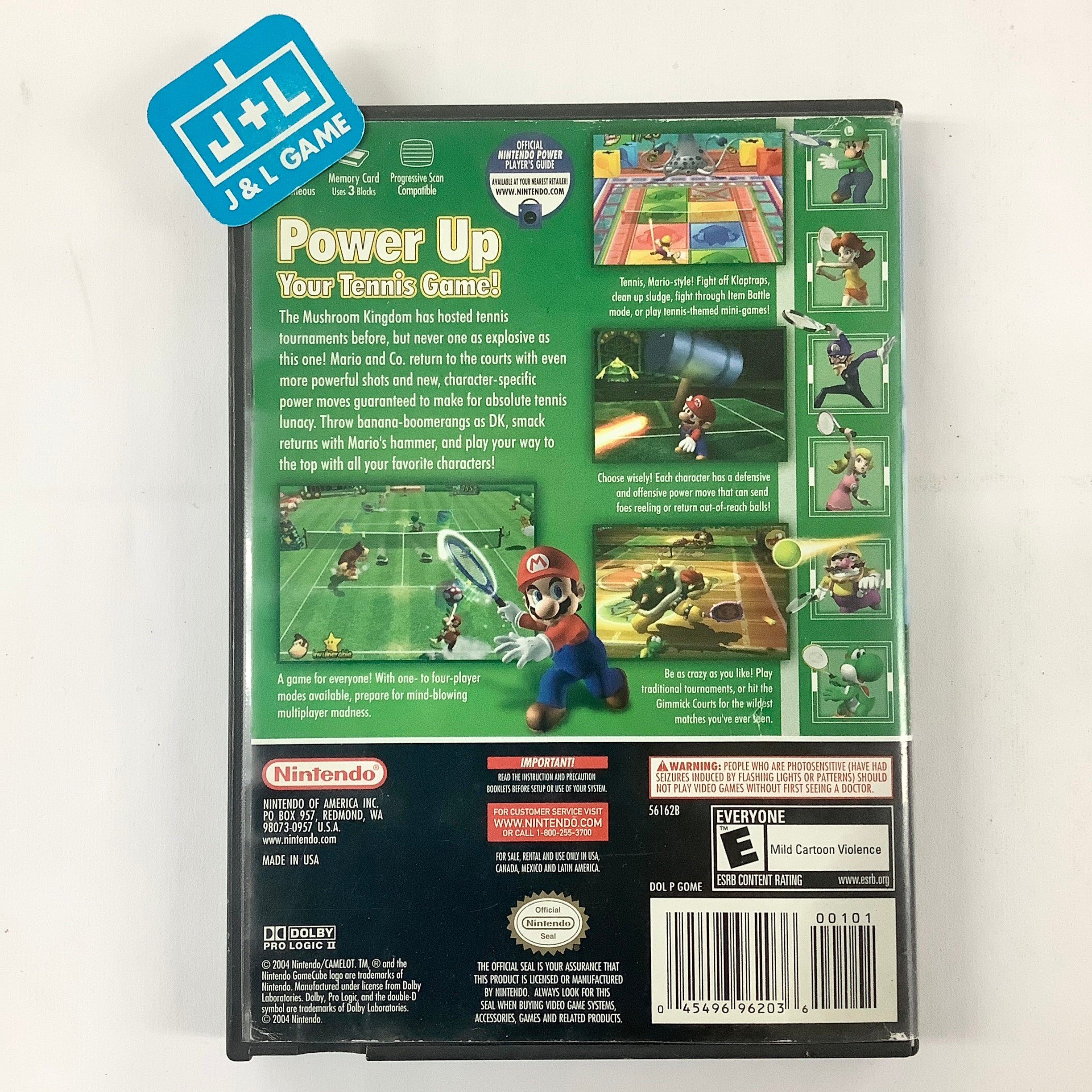 Mario Power Tennis - (GC) GameCube [Pre-Owned] Video Games Nintendo   