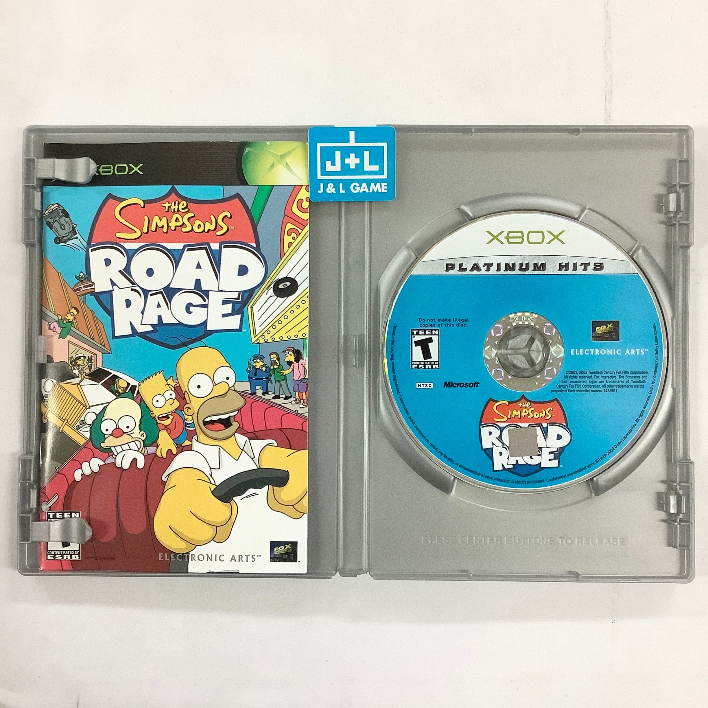 The Simpsons: Road Rage (Platinum Hits) - (XB) Xbox [Pre-Owned] Video Games Electronic Arts   