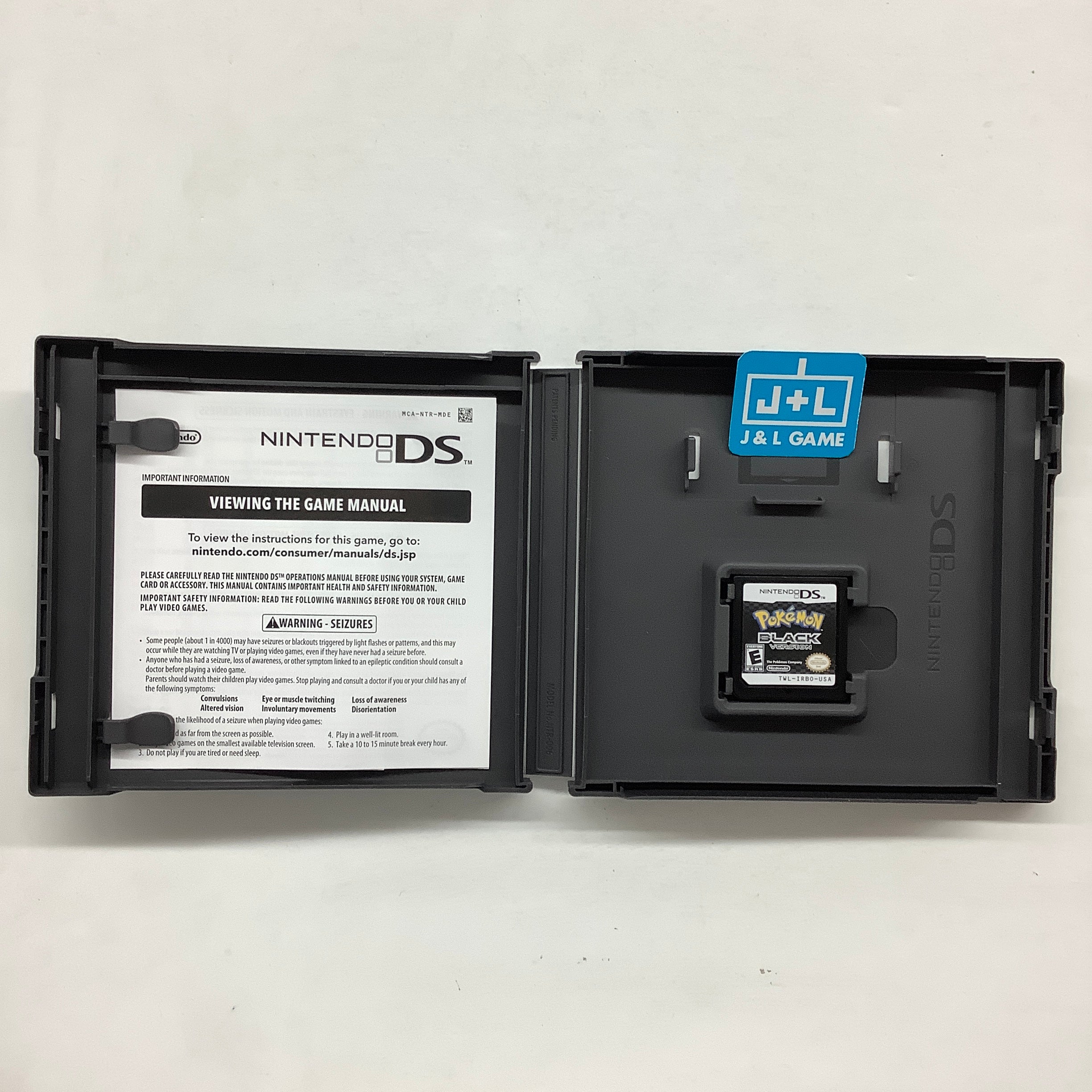 Pokemon Black Version - (NDS) Nintendo DS [Pre-Owned] ( World Edition ) Video Games Nintendo   