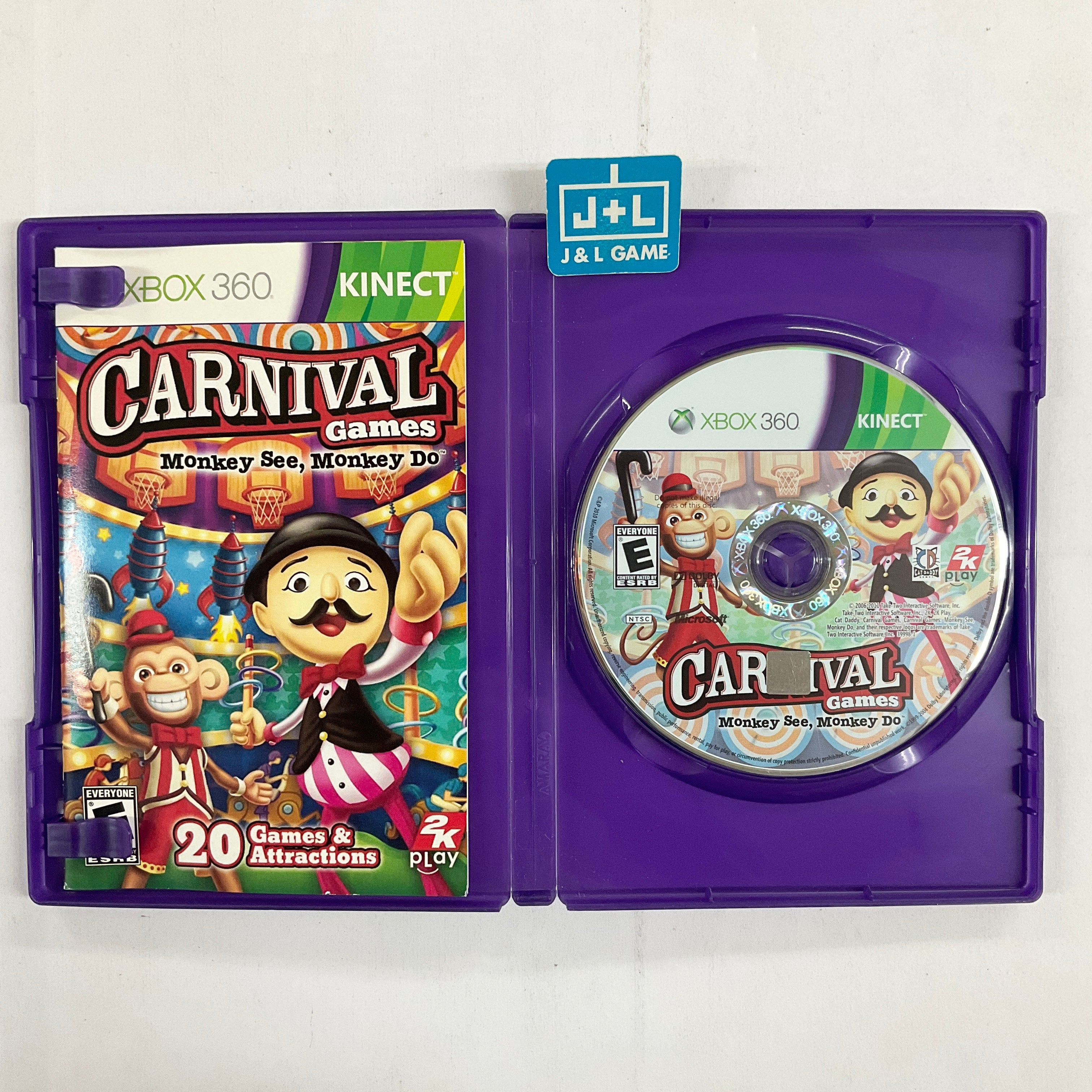 Carnival Games: Monkey See, Monkey Do! (Kinect Required) - Xbox 360 [Pre-Owned] Video Games Take-Two Interactive   