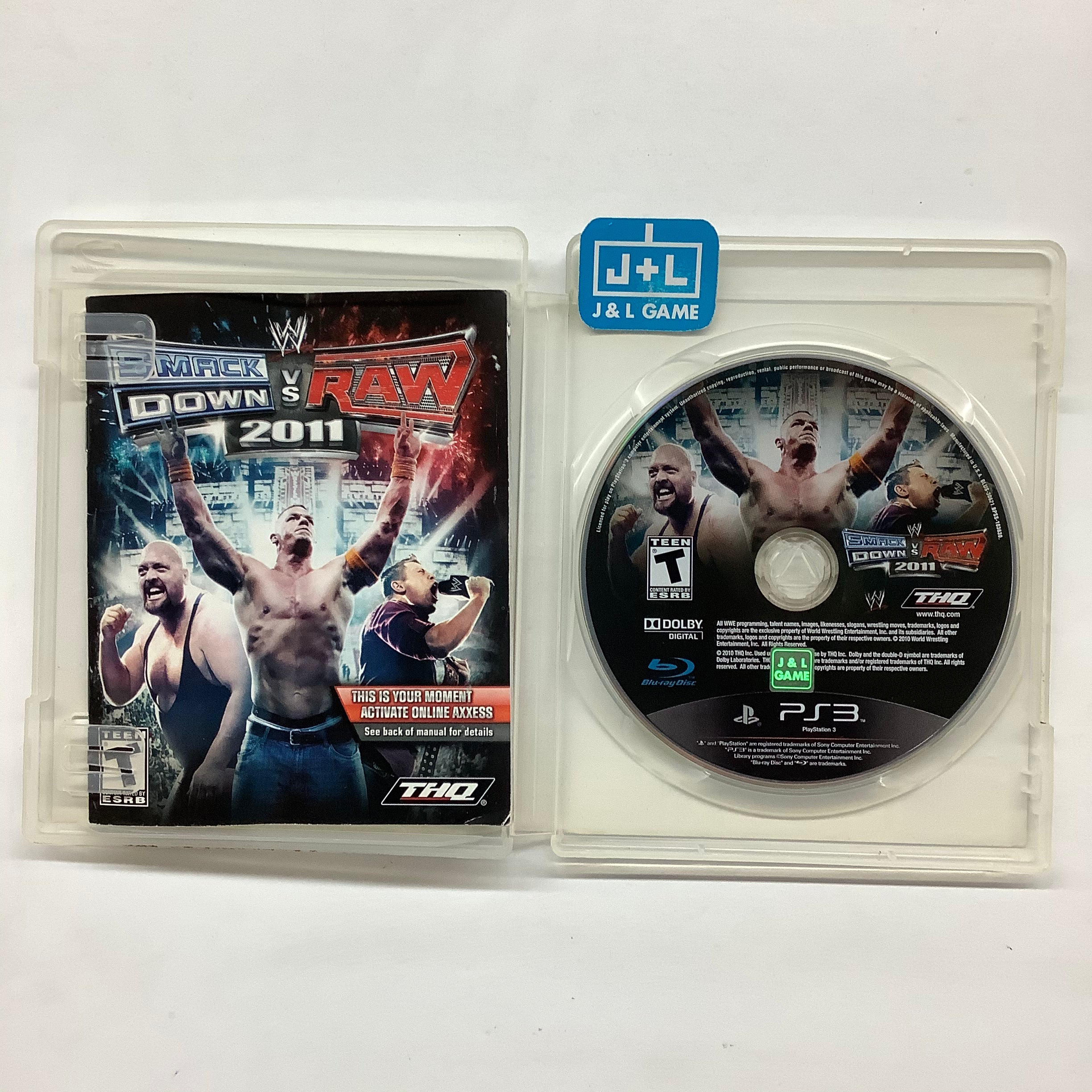 WWE SmackDown vs. Raw 2011 - (PS3) PlayStation 3 [Pre-Owned] Video Games THQ   