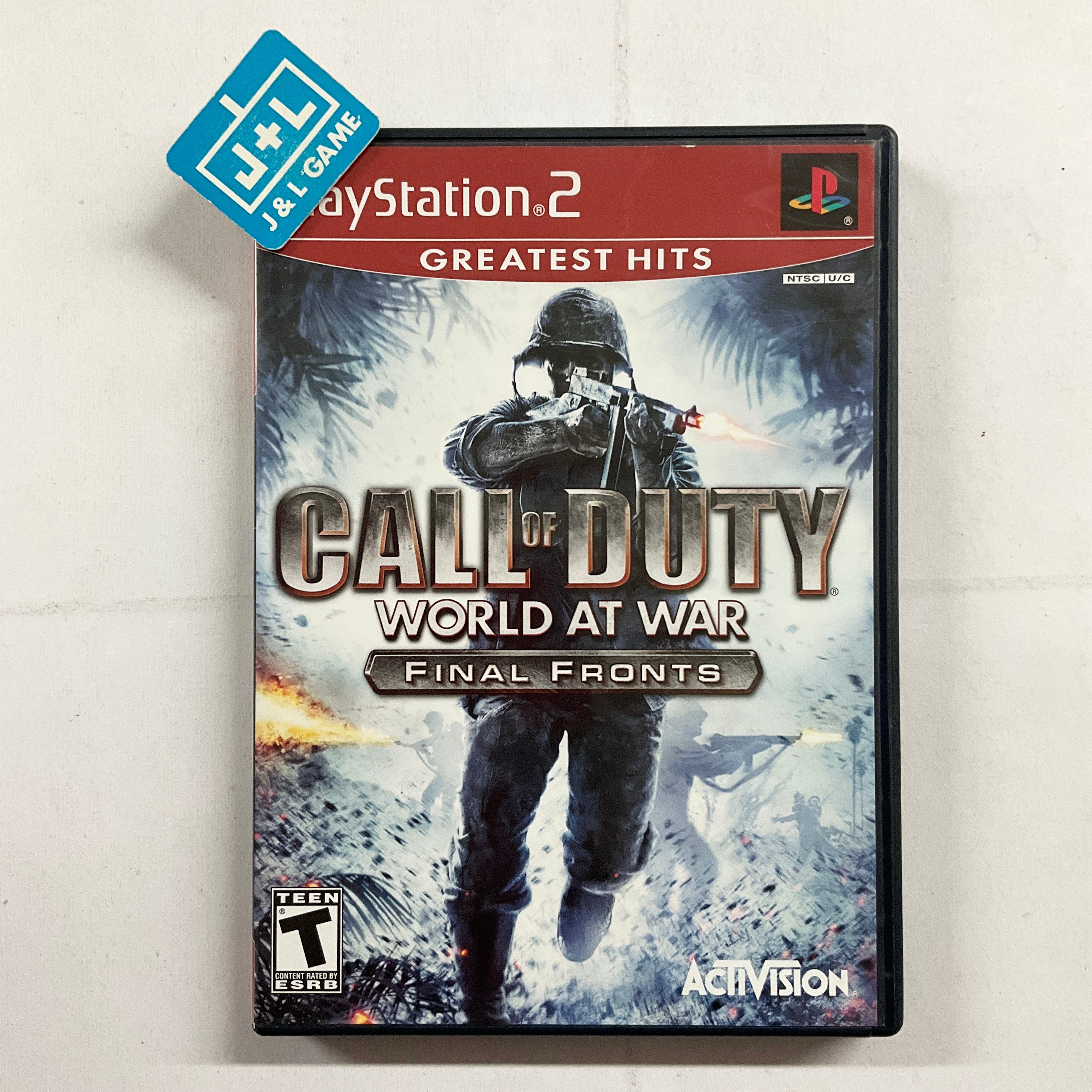 Call of Duty: World at War - Final Fronts (Greatest Hits) - (PS2) PlayStation 2 [Pre-Owned] Video Games Activision   