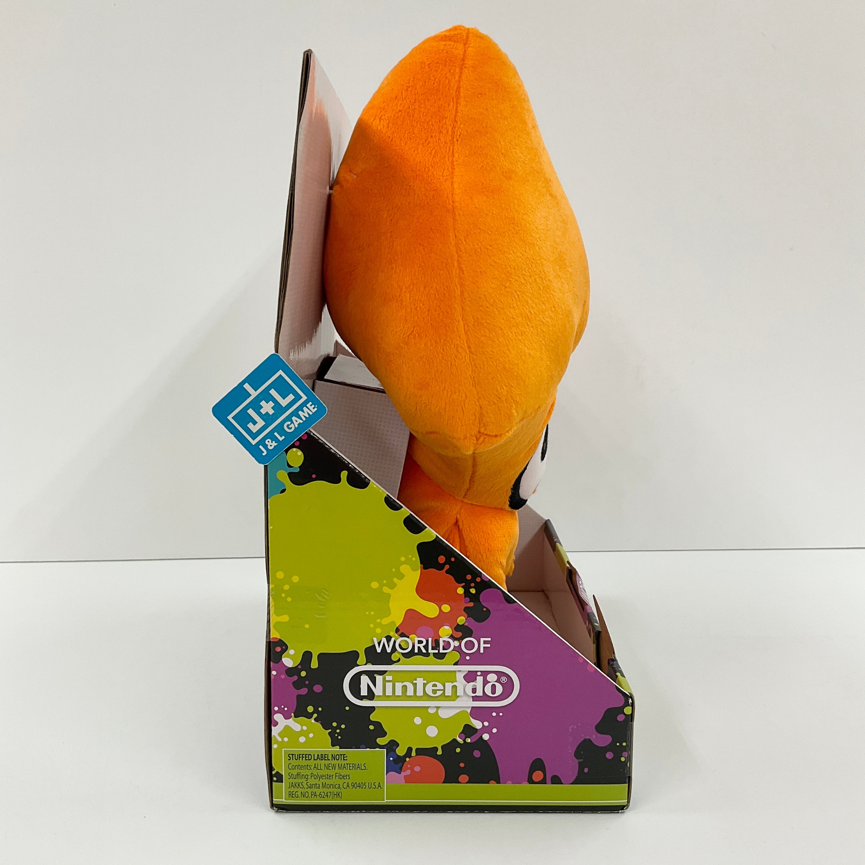 World of Nintendo Jumbo Plush Orange Splatoon Squid - Toys Toy World of Nintendo   