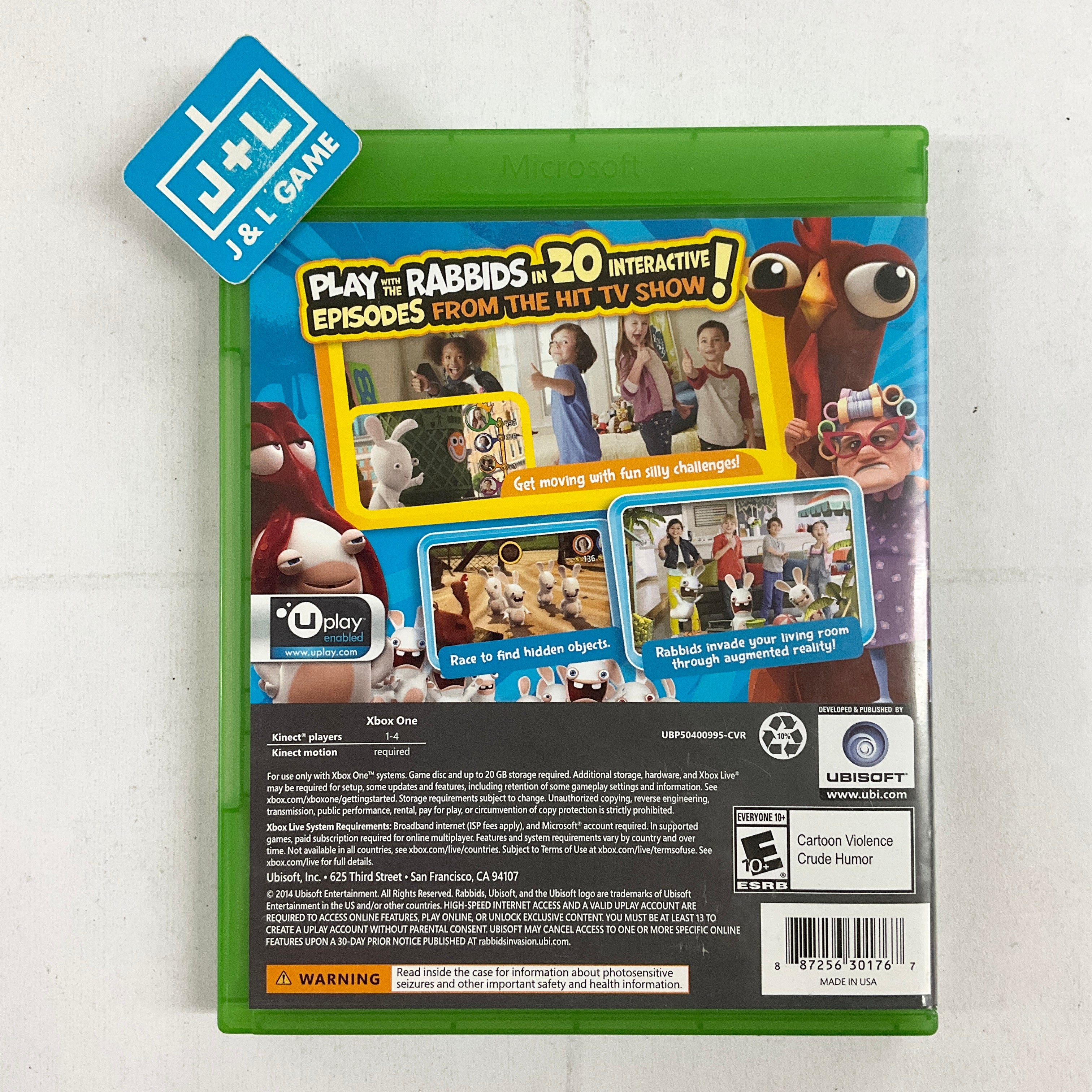 Rabbids Invasion - (XB1) Xbox One [Pre-Owned] Video Games Ubisoft   