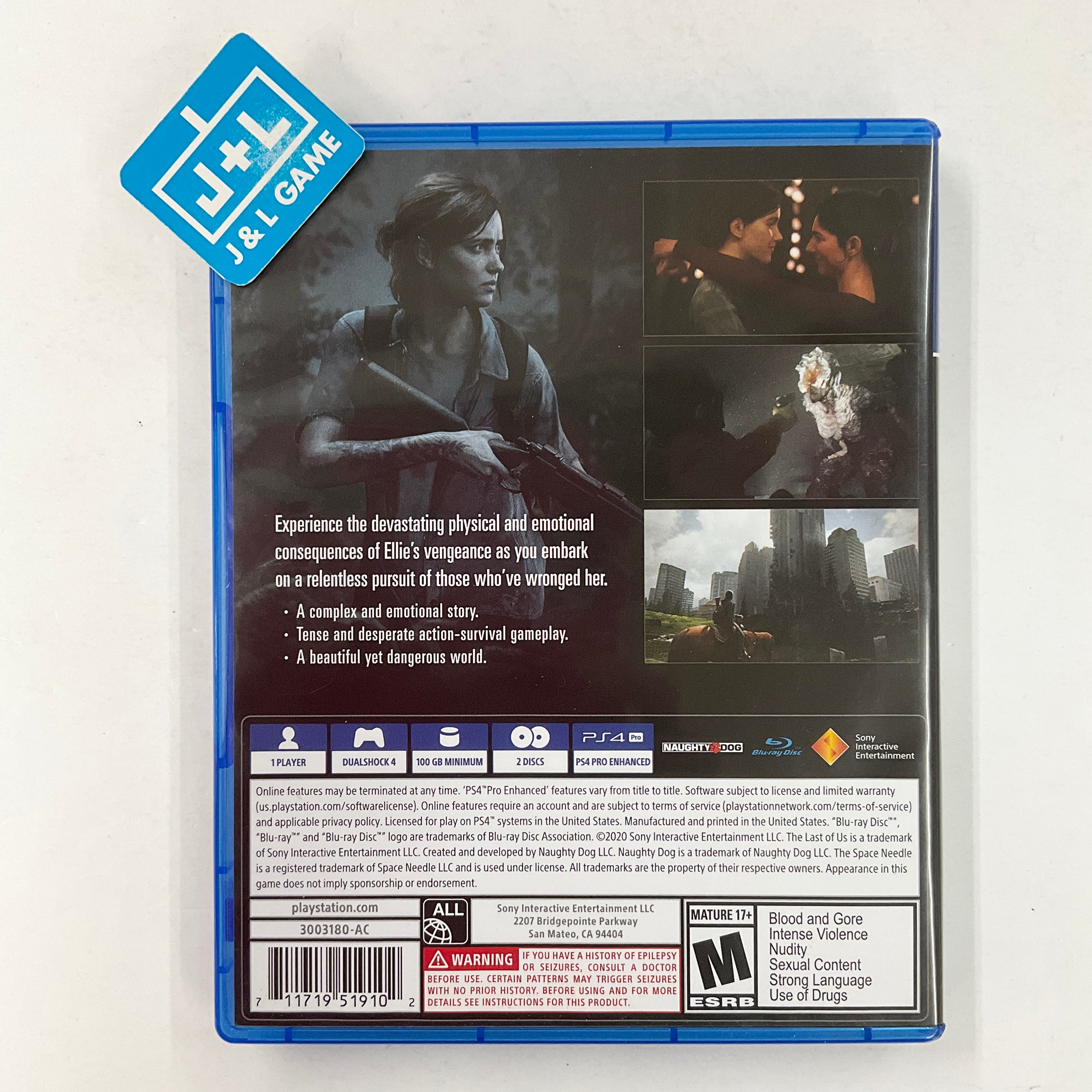 The Last of Us Part II - (PS4) PlayStation 4 [Pre-Owned] Video Games Sony Interactive Entertainment