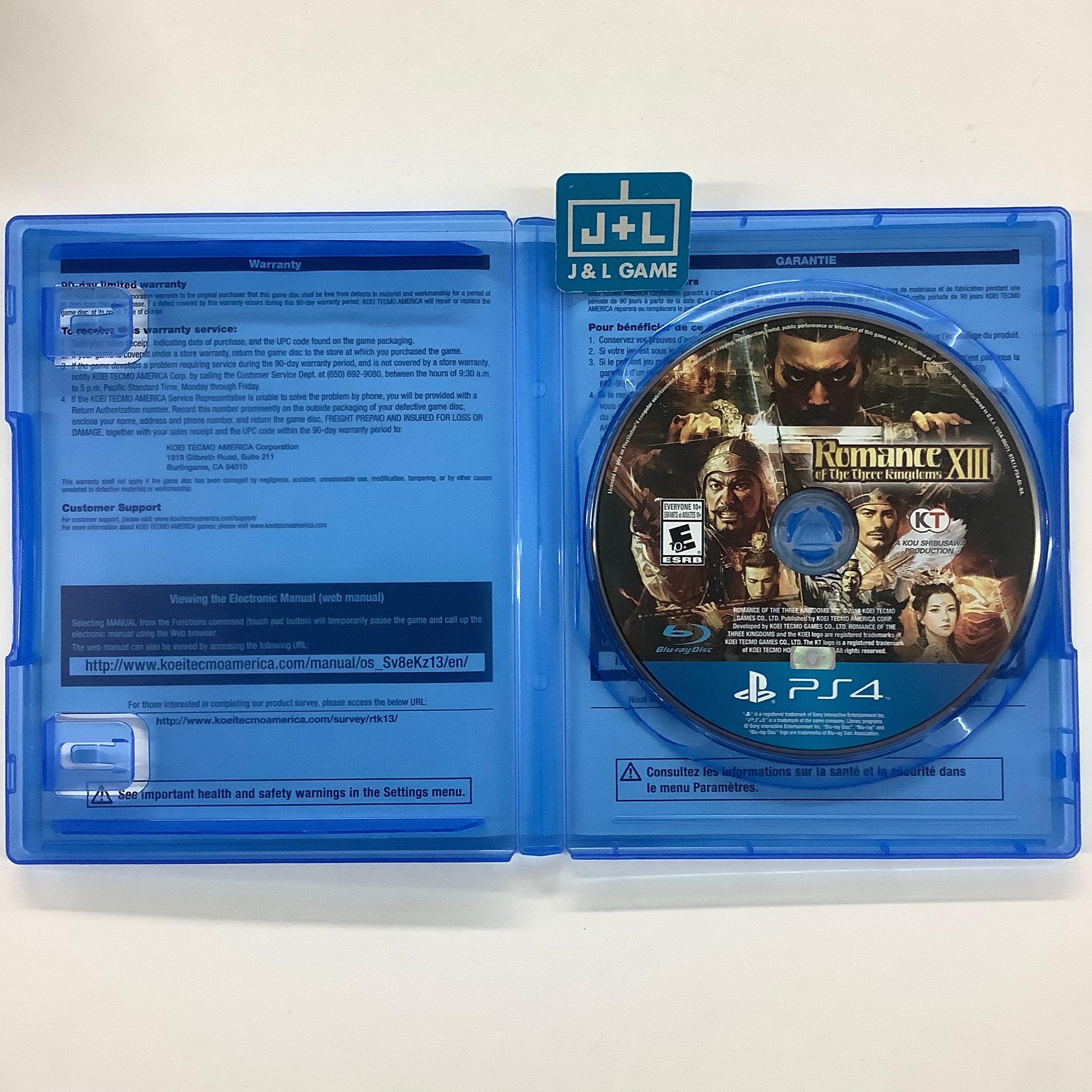 Romance of the Three Kingdoms XIII - (PS4) PlayStation 4 [Pre-Owned] Video Games Koei Tecmo Games   