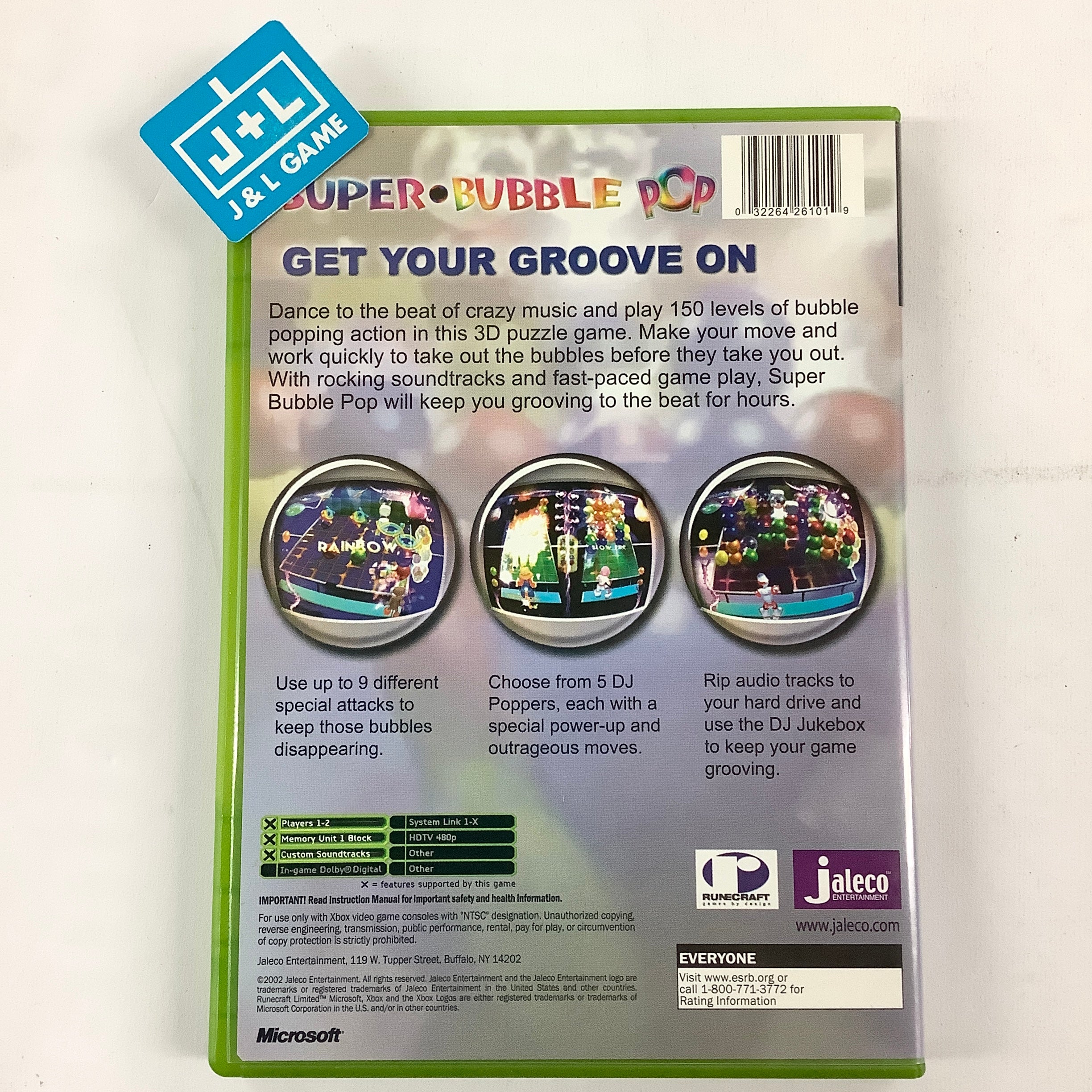 Super Bubble Pop - (XB) Xbox [Pre-Owned] Video Games Jaleco Entertainment   