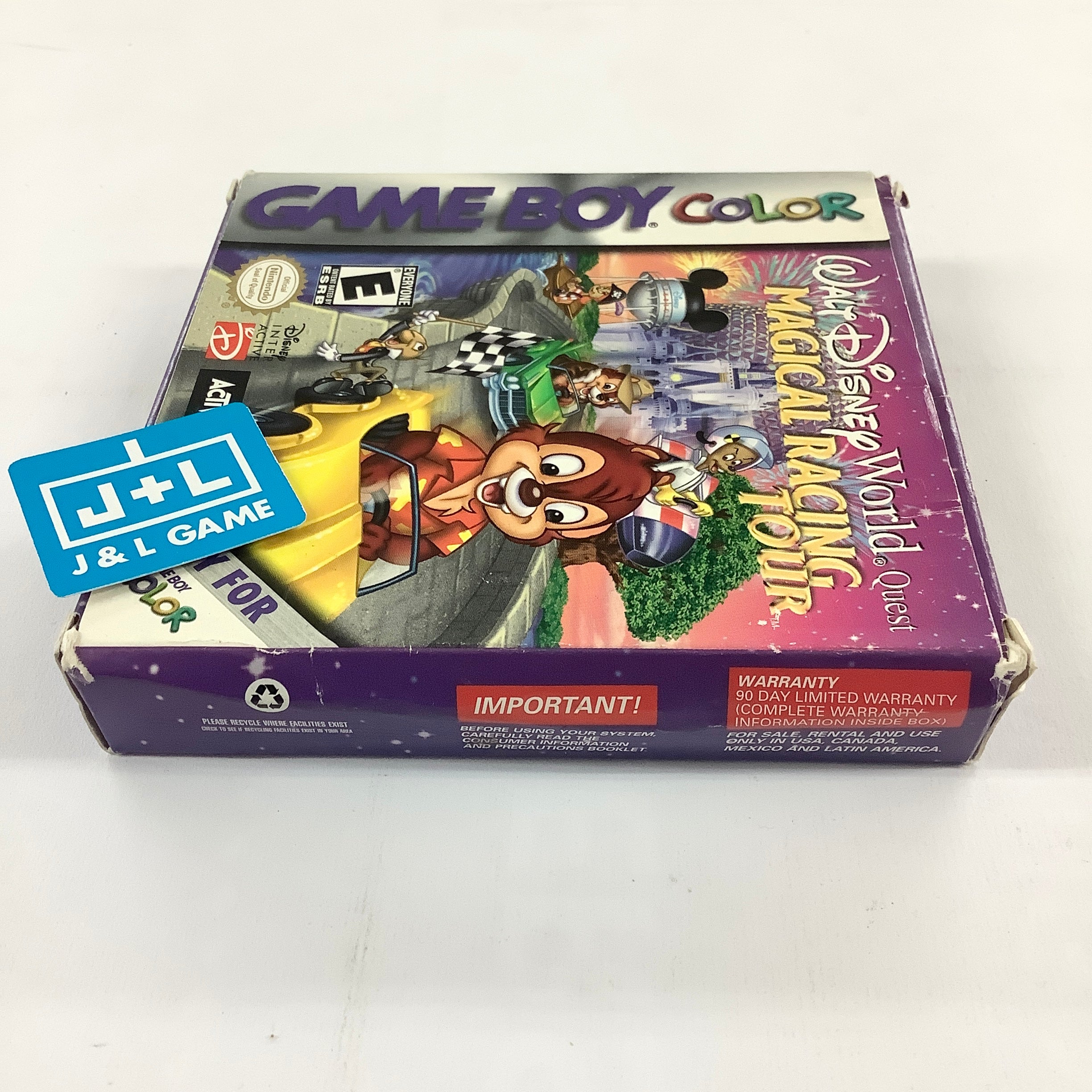 Walt Disney World Quest: Magical Racing Tour - (GBC) Game Boy Color [Pre-Owned] Video Games Activision   
