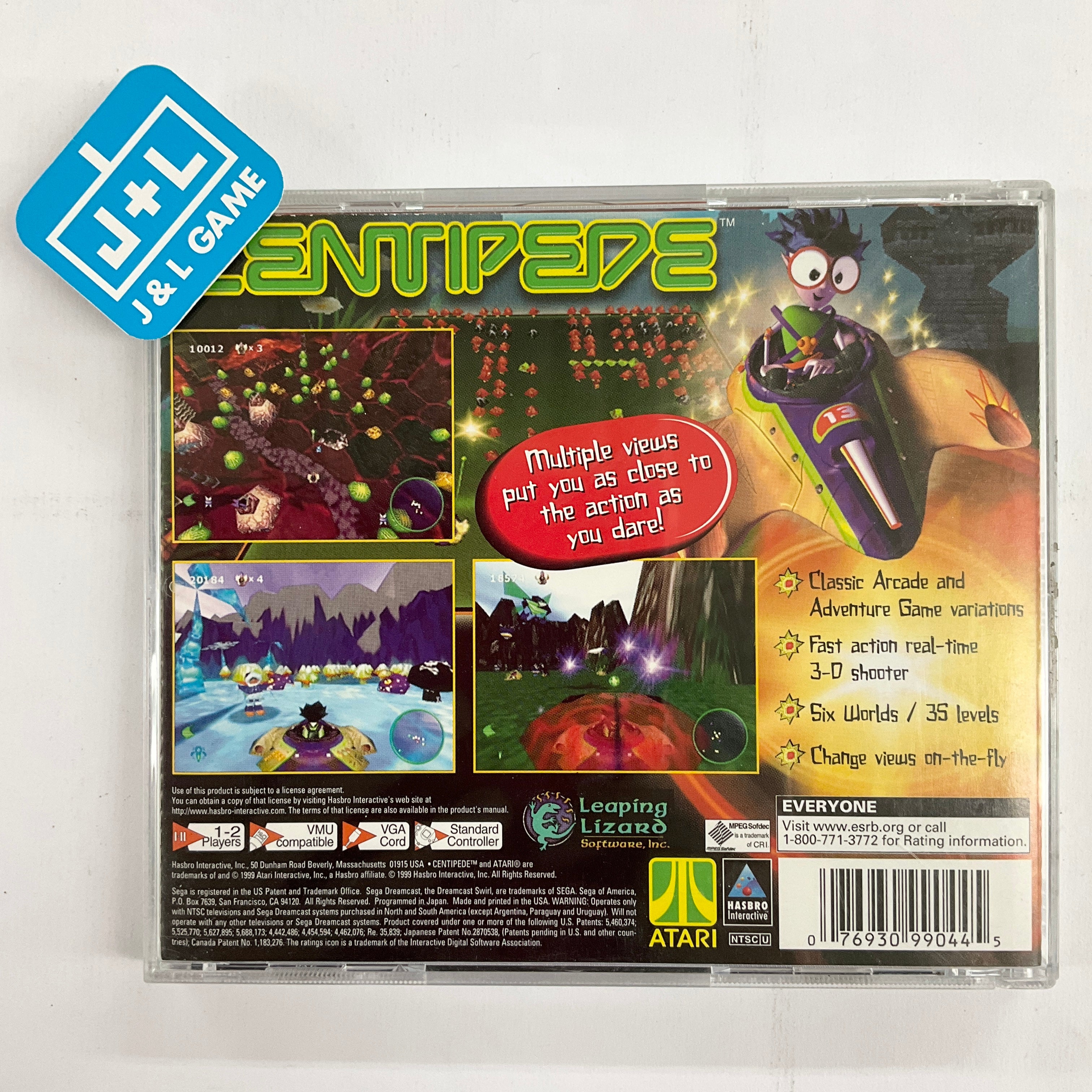 Centipede - (DC) SEGA Dreamcast [Pre-Owned] Video Games Hasbro Interactive   