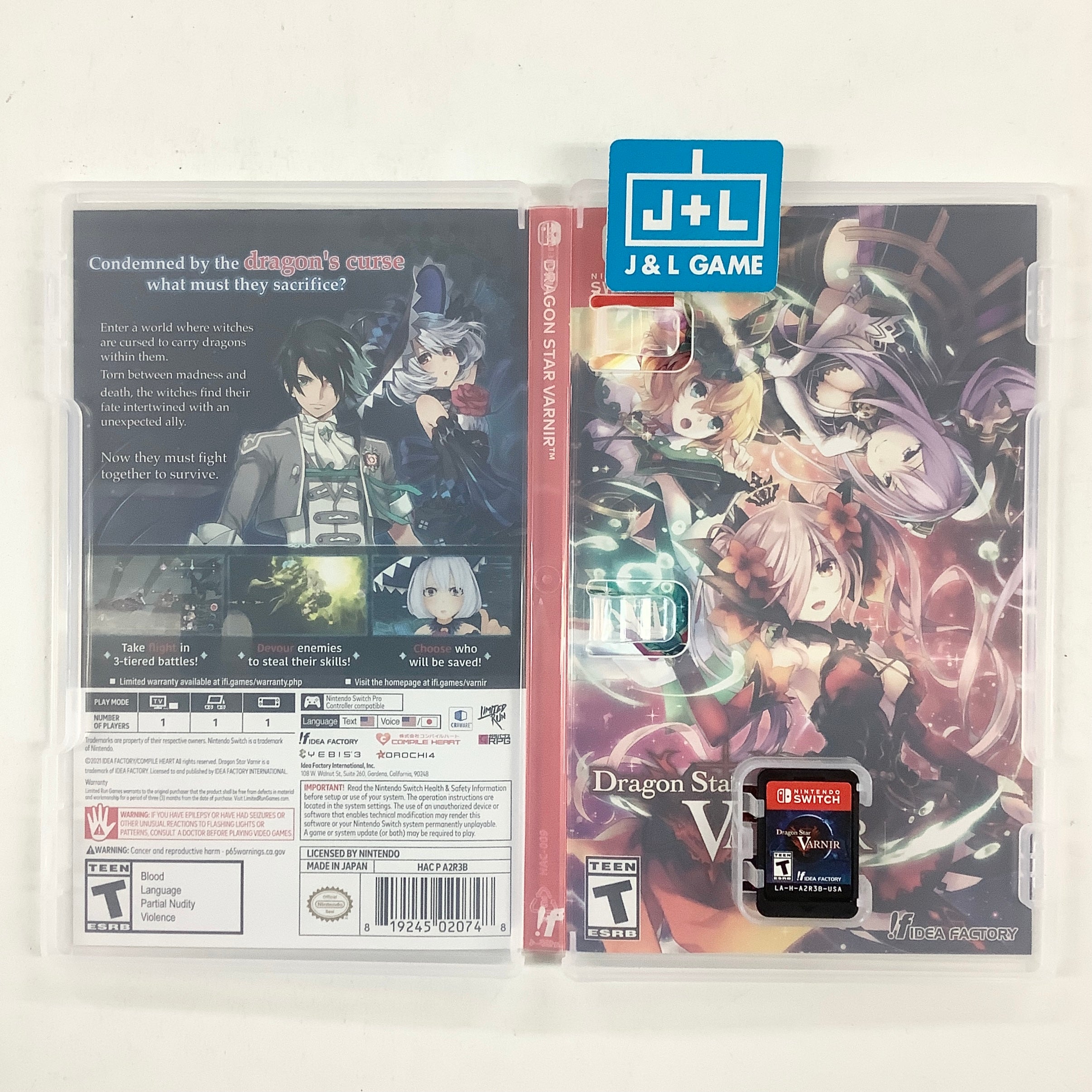 Dragon Star Varnir - (NSW) Nintendo Switch [UNBOXING] Video Games Idea Factory   
