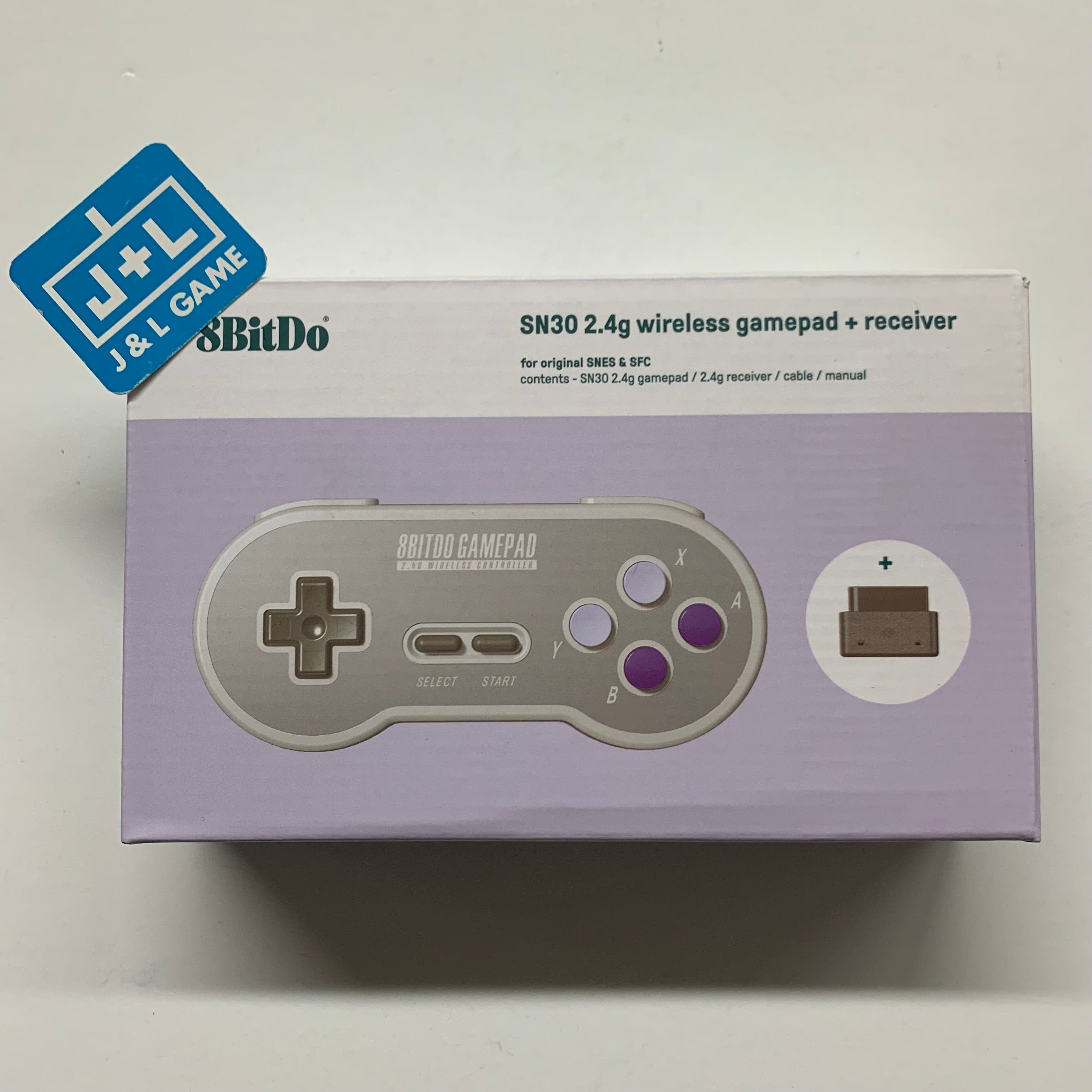 8Bitdo SN30 2.4G Wireless Gamepad for Original SNES/SFC (SN Edition) - (SNES) Super Nintendo Accessories 8Bitdo   