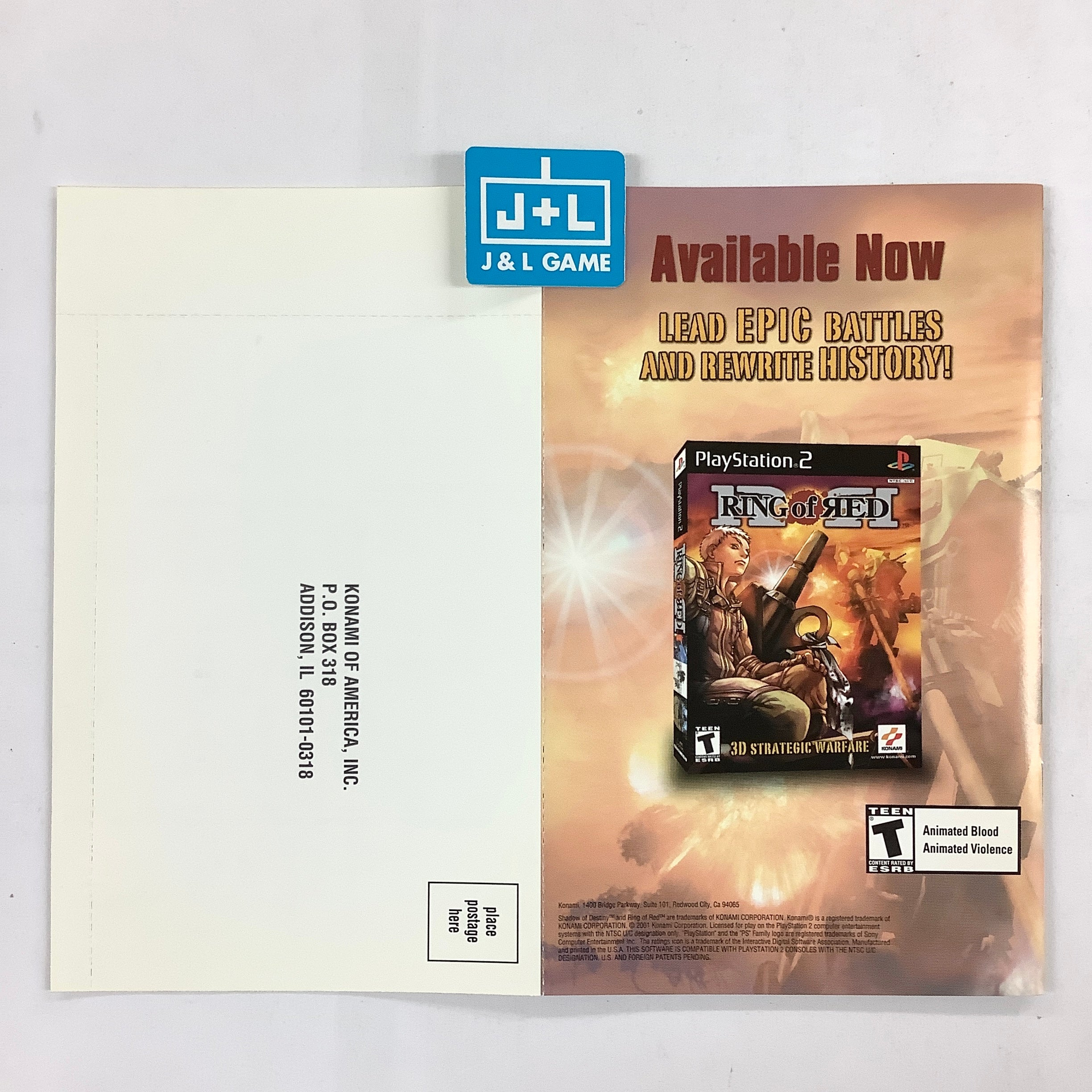 Shadow of Destiny - (PS2) PlayStation 2 [Pre-Owned] Video Games Konami   