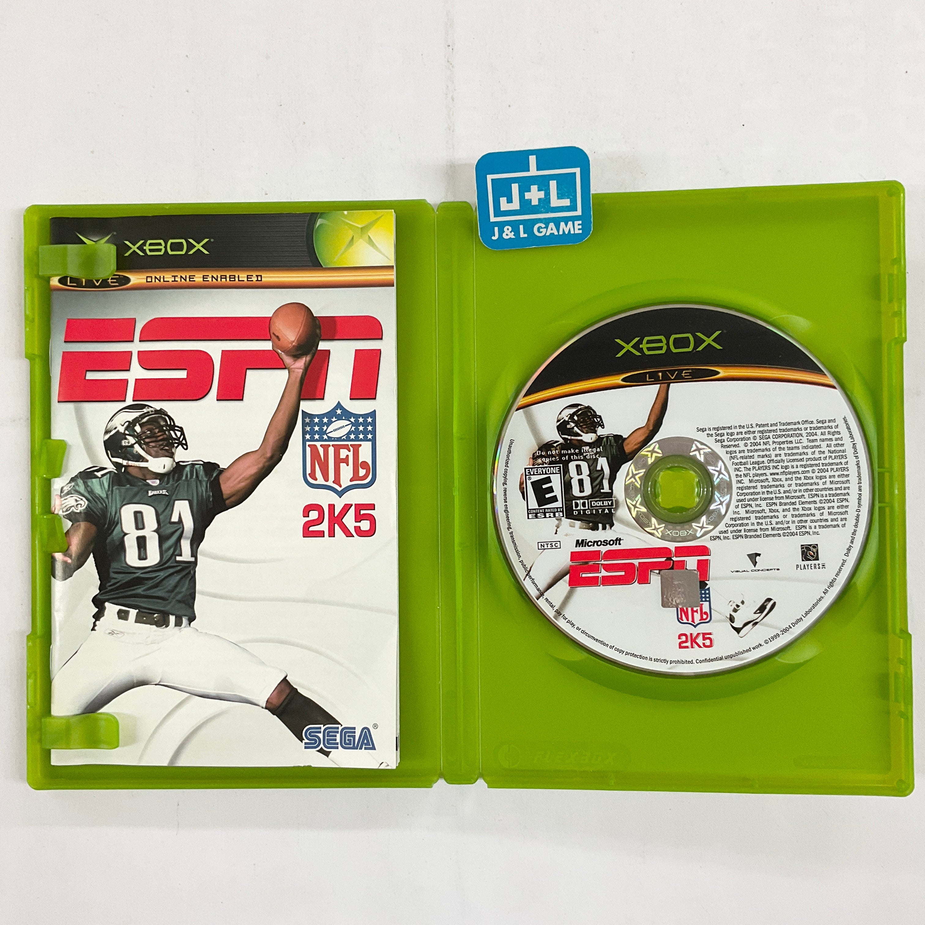 ESPN NFL 2K5 - (XB) Xbox [Pre-Owned] Video Games Sega   