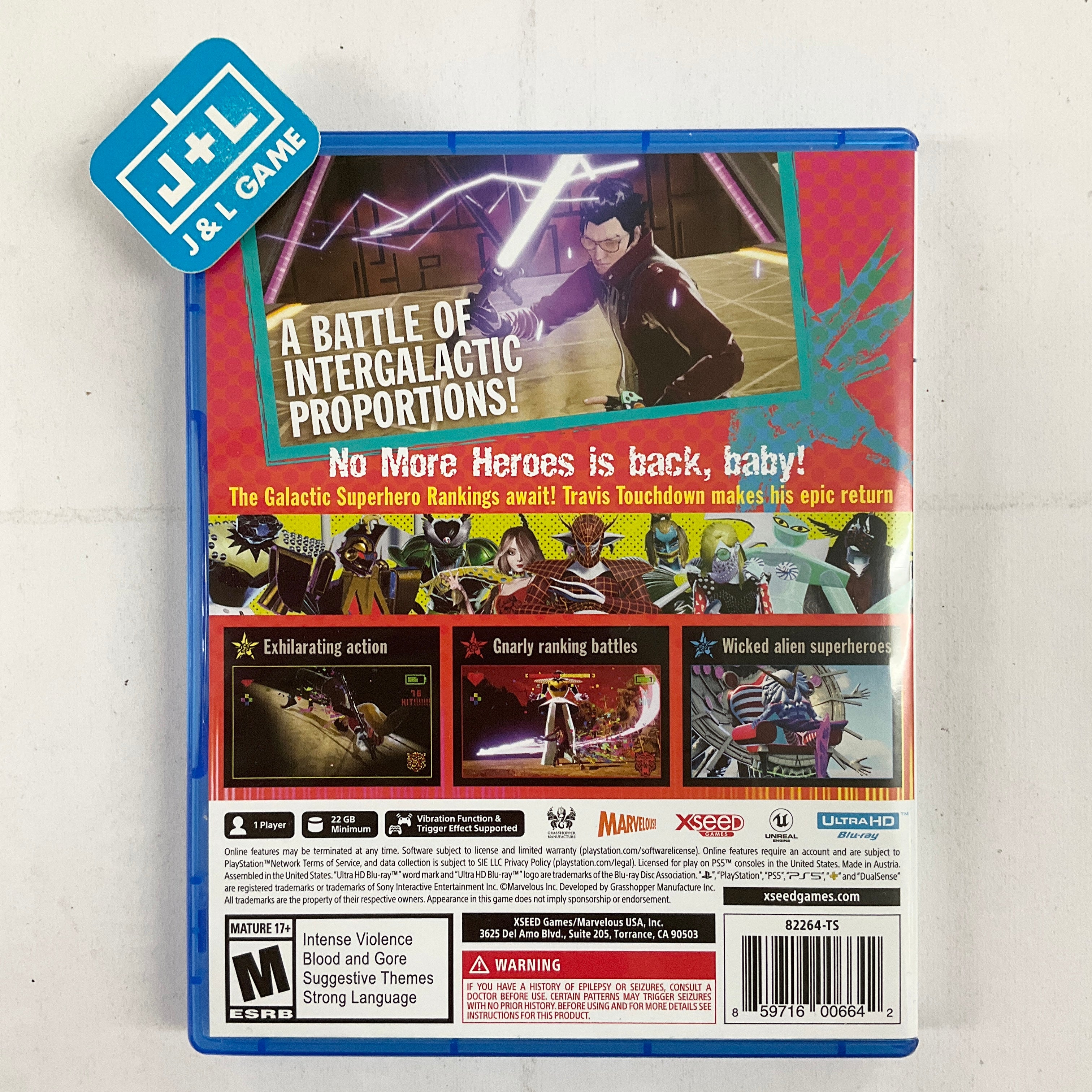 No More Heroes 3 – Day 1 Edition - (PS5) PlayStation 5 [UNBOXING] Video Games Xseed   