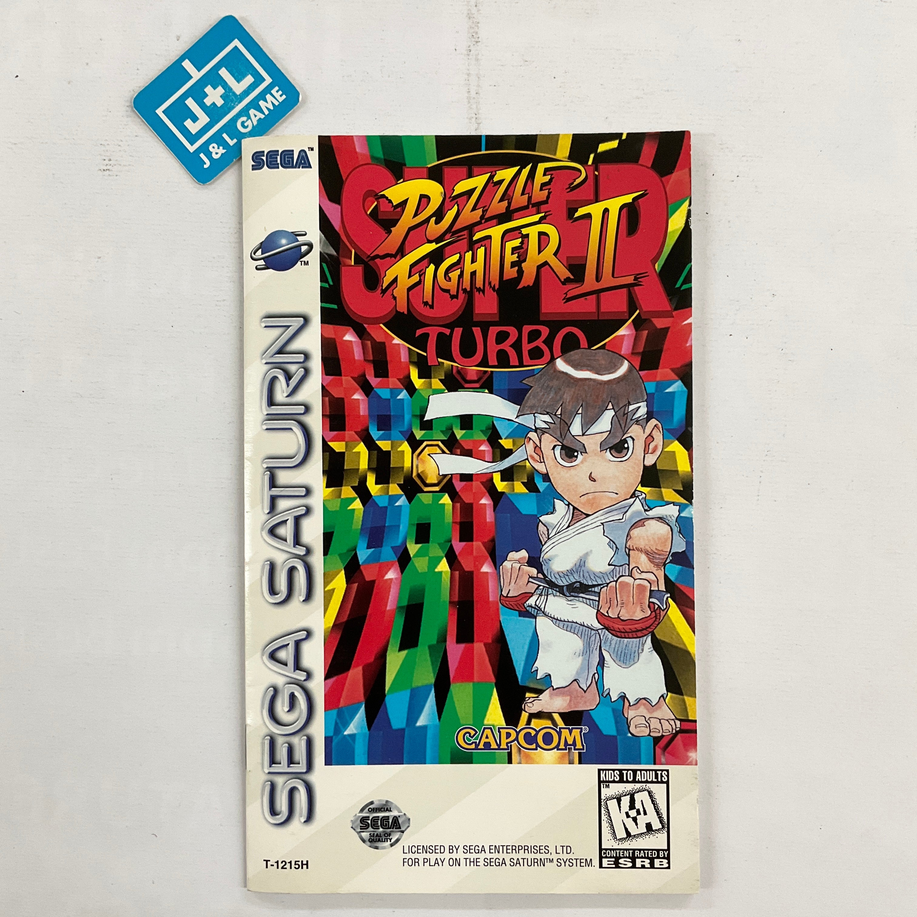 Super Puzzle Fighter II Turbo - (SS) SEGA Saturn [Pre-Owned] Video Games Capcom   