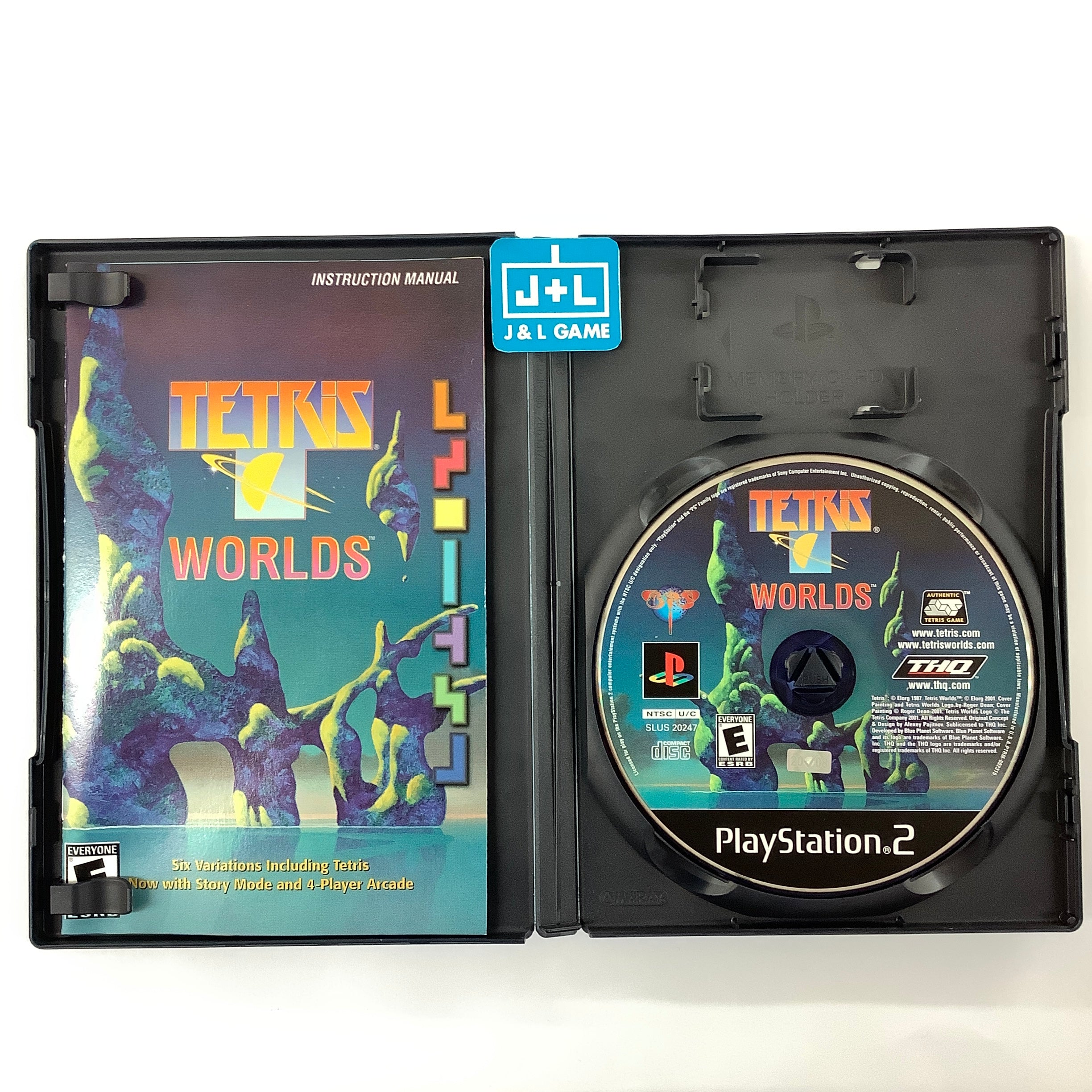Tetris Worlds (Sony PlayStation 2, 2002) PS2 Video Game 752919460054 Tetris Worlds (Sony PlayStation 2, 2002) PS2 Video Game 752919460054