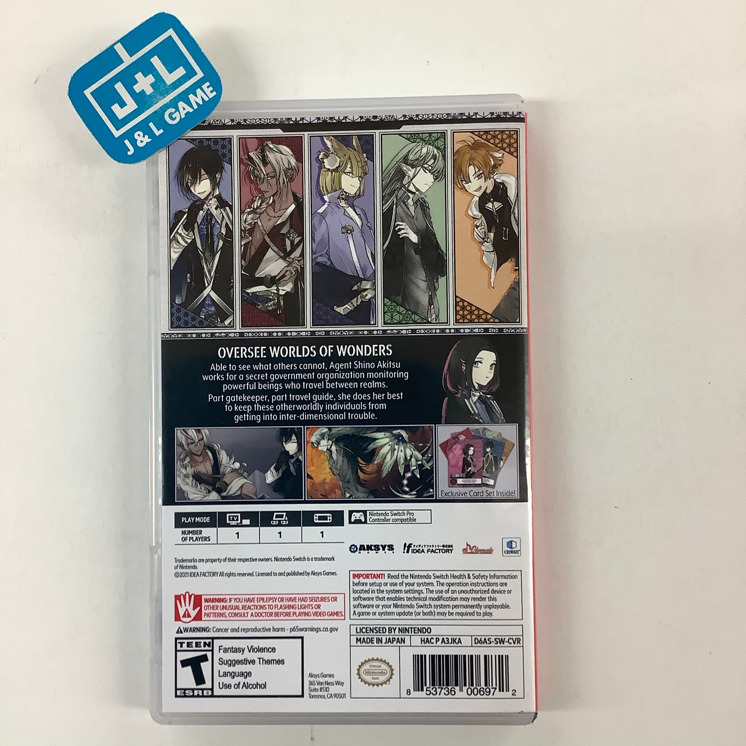 Dairoku: Agents of Sakuratani - (NSW) Nintendo Switch [UNBOXING] Video Games Aksys   