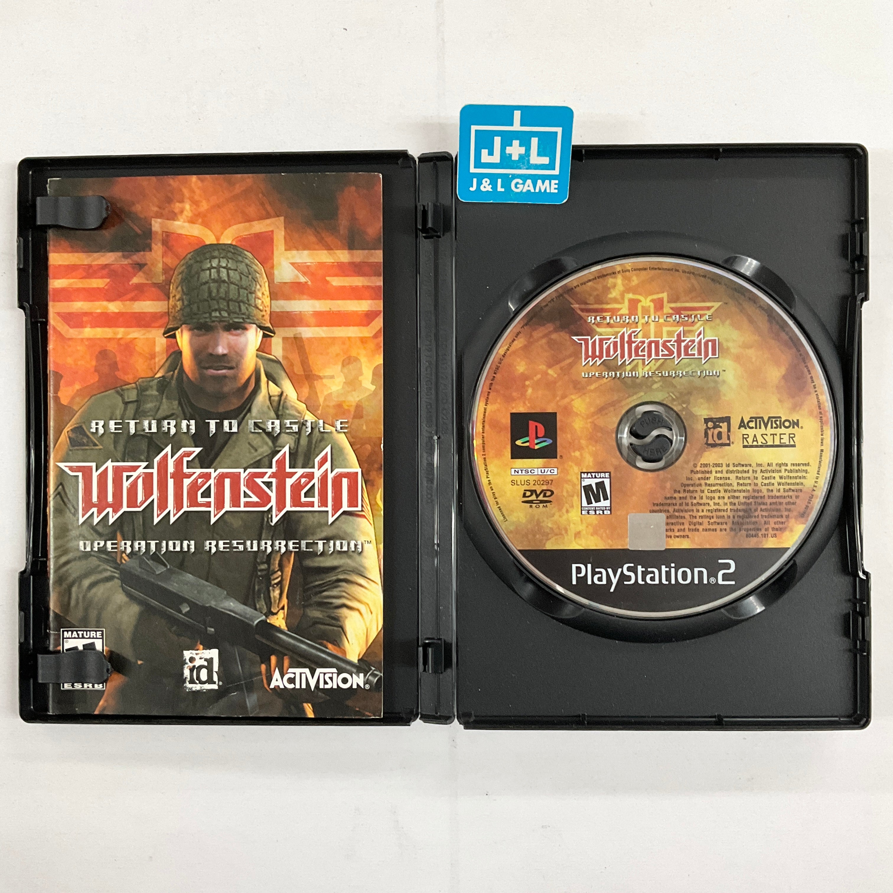 Return to Castle Wolfenstein: Operation Resurrection - (PS2) PlayStation 2 [Pre-Owned] Video Games Activision   