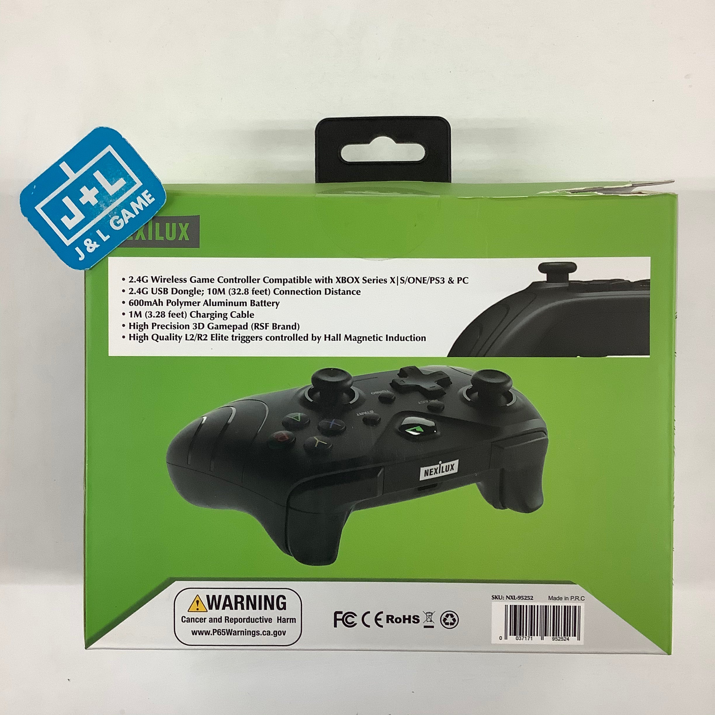 WIRELESS 4 in 1 GAME CONTROLLER COMPATIBLE WITH XBOX Series X | S / ONE / PS3 & PC Accessories NEXILUX   