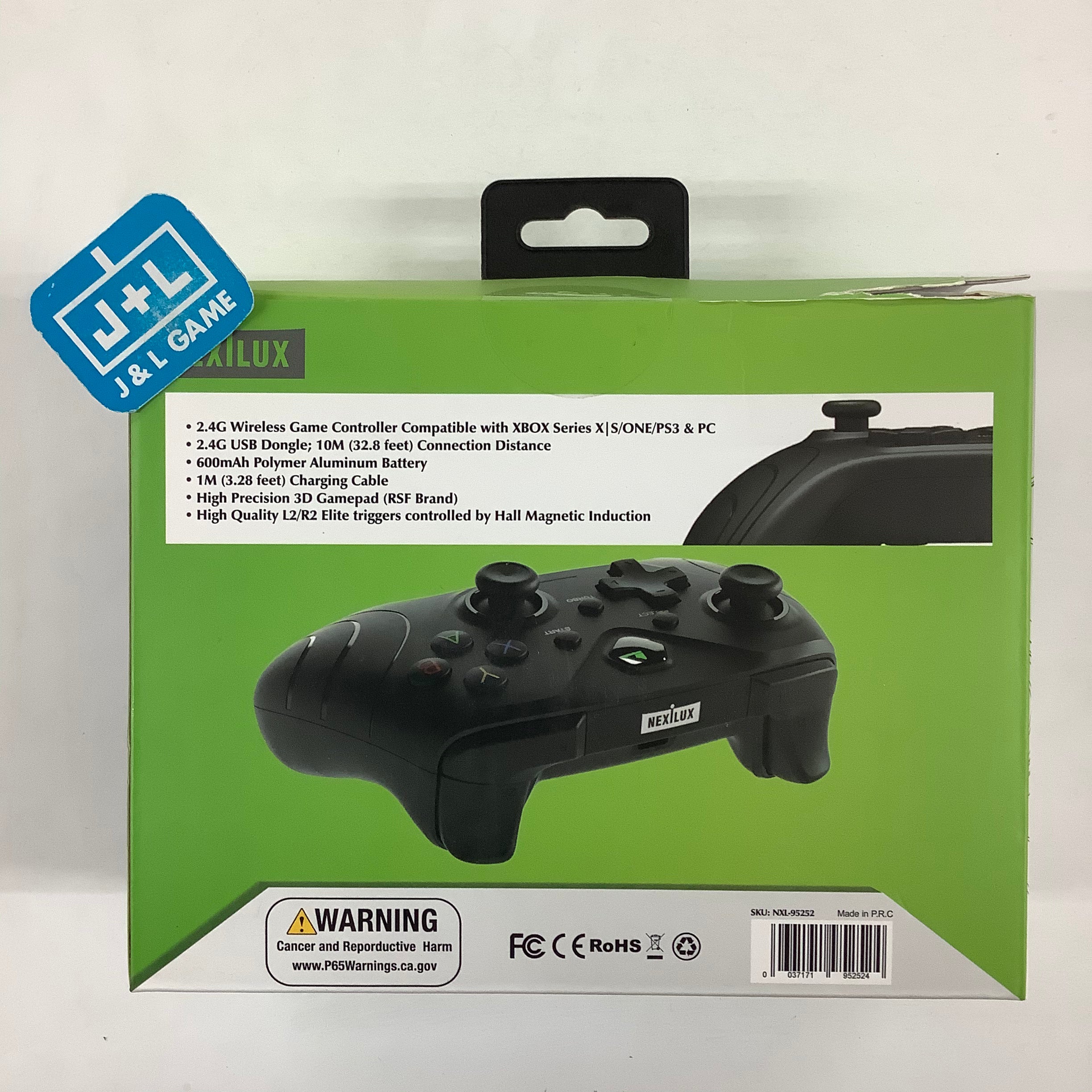 WIRELESS 4 in 1 GAME CONTROLLER COMPATIBLE WITH XBOX One & PC Accessories NEXILUX   