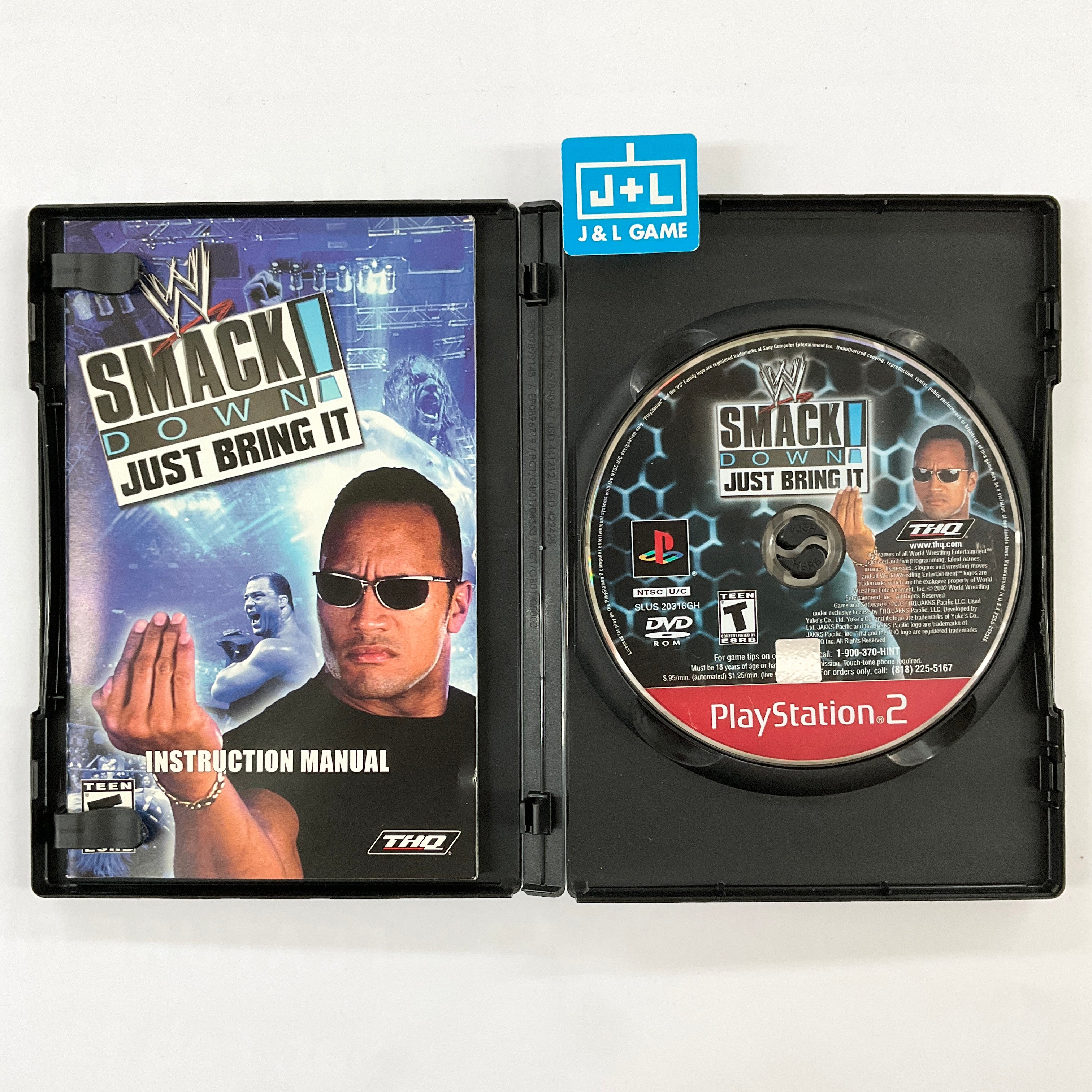 WWF SmackDown! Just Bring It (Greatest Hits) - (PS2) PlayStation 2 [Pre-Owned] Video Games THQ   