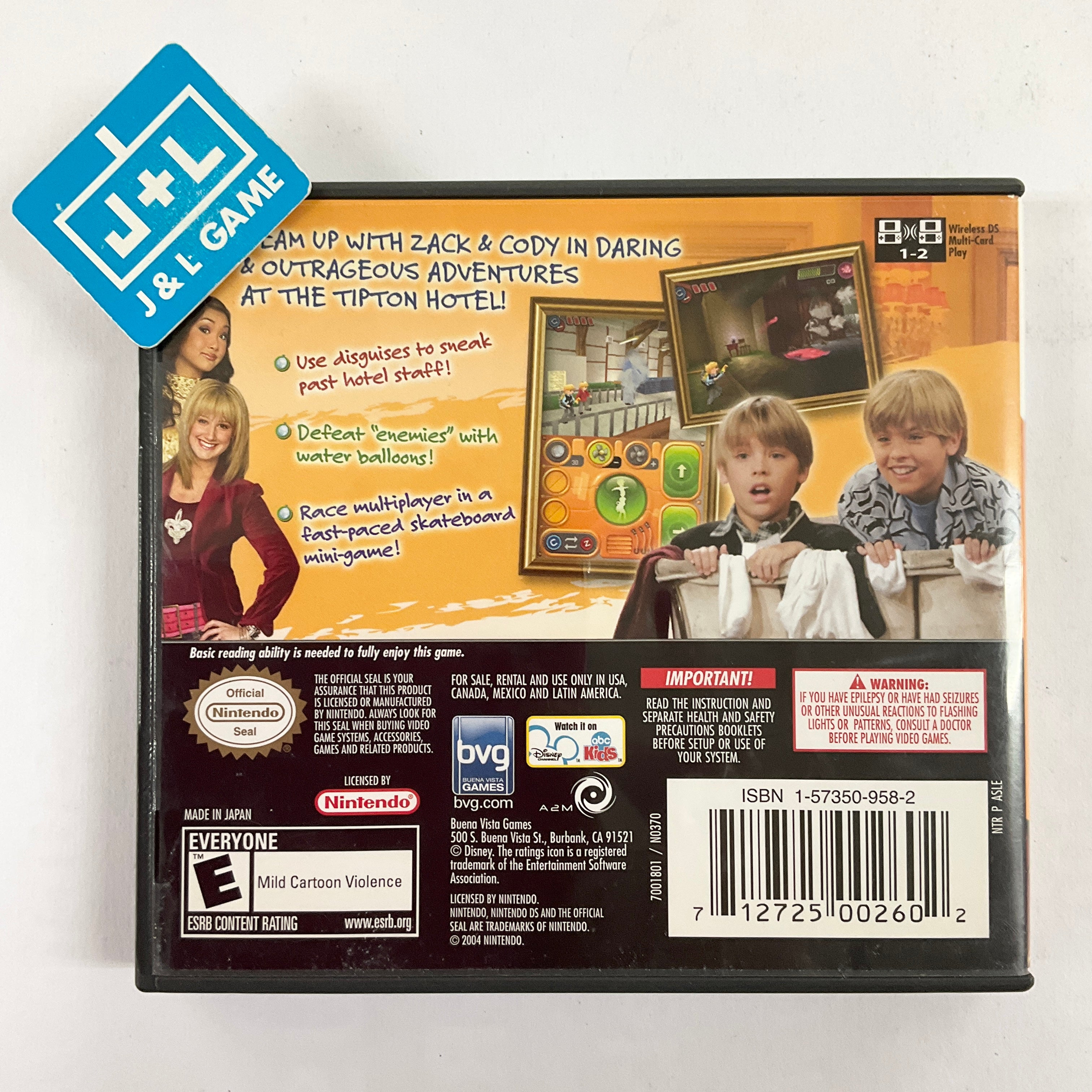 The Suite Life of Zack & Cody: Tipton Trouble - (NDS) Nintendo DS [Pre-Owned] Video Games Buena Vista Games   