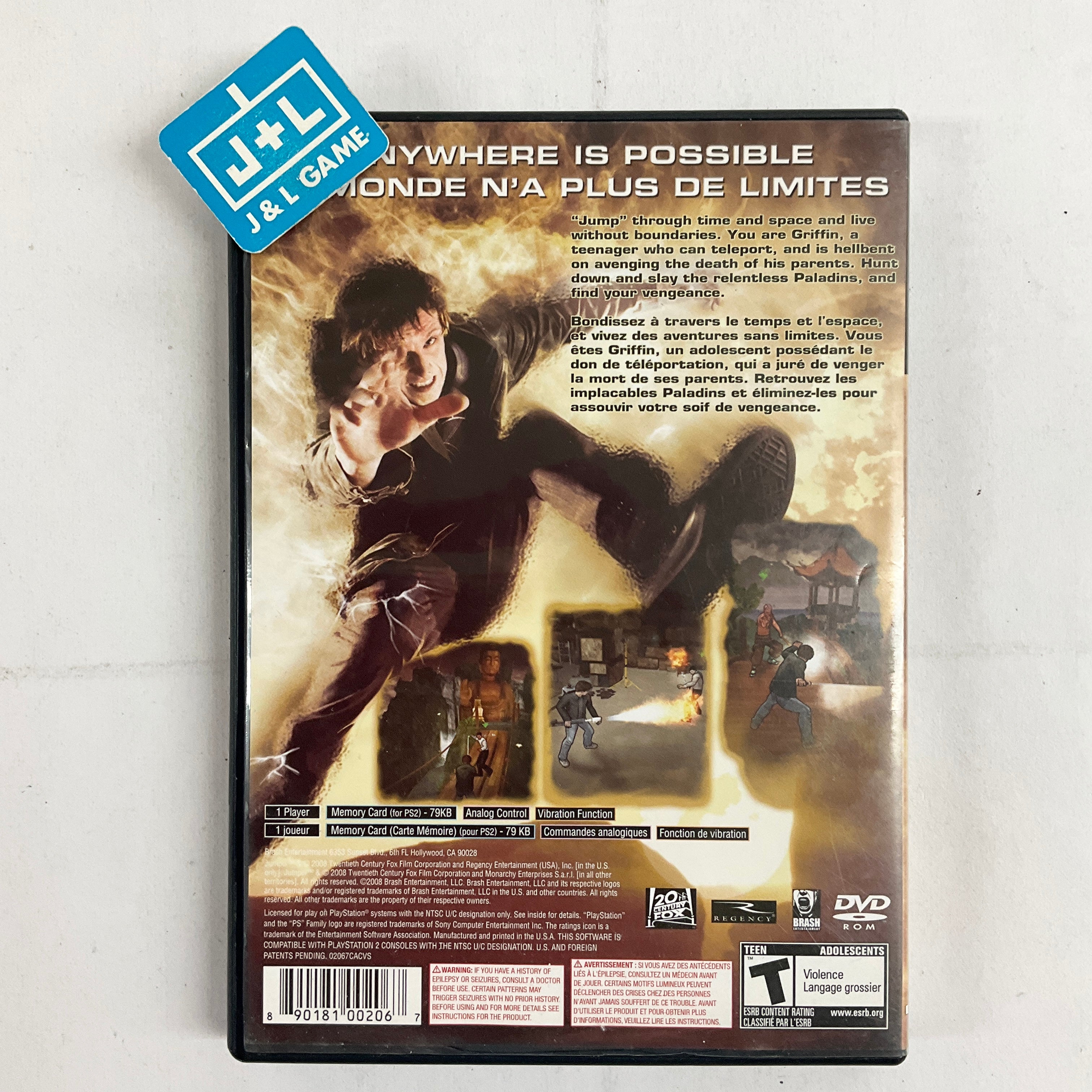 Jumper: Griffin's Story - (PS2) PlayStation 2 [Pre-Owned] Video Games Brash Entertainment   