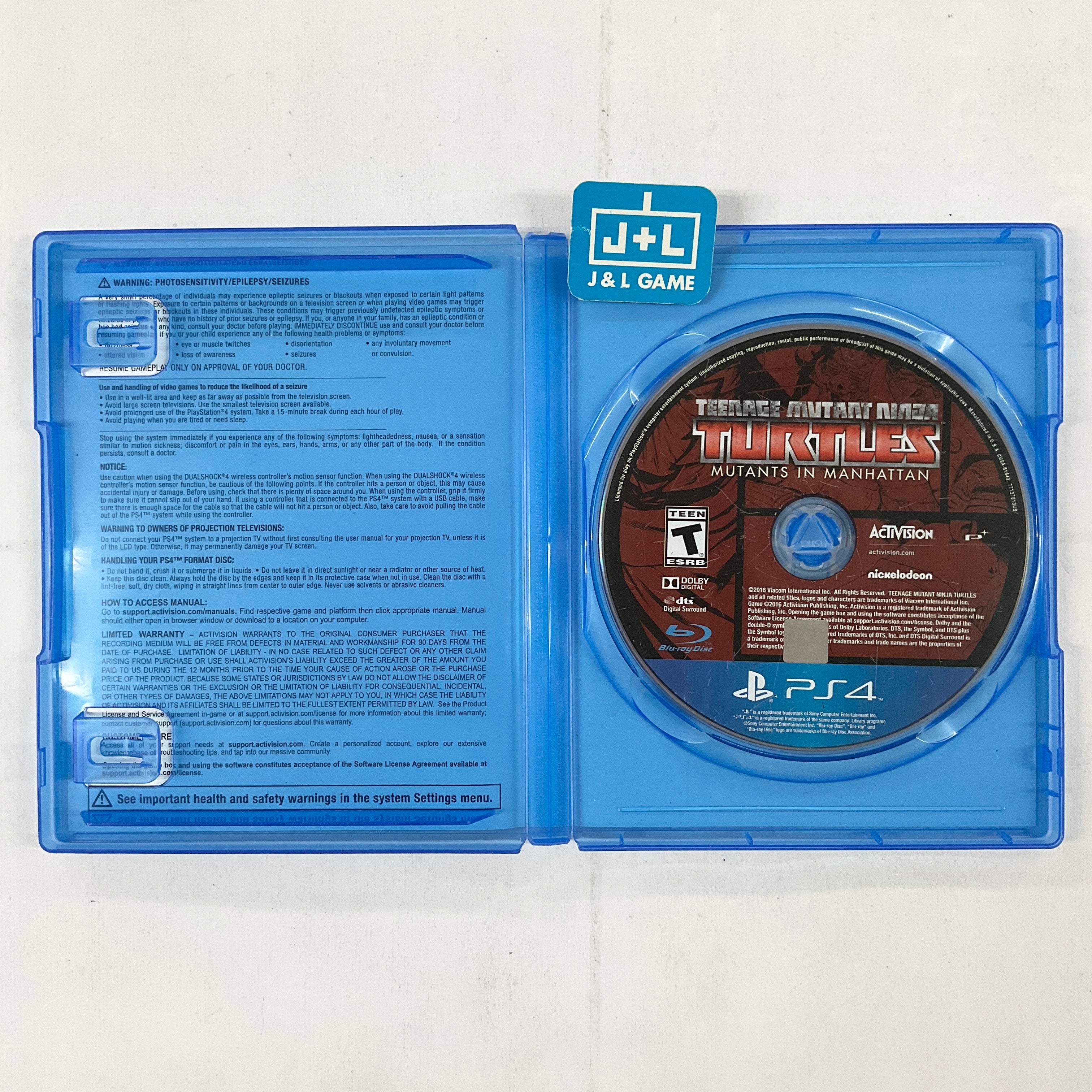 Teenage Mutant Ninja Turtles: Mutants in Manhattan - (PS4) PlayStation 4 [Pre-Owned] Video Games Activision   