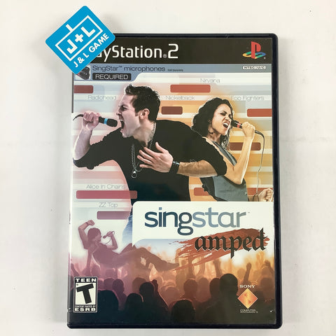 SingStar Amped - (PS2) PlayStation 2 [Pre-Owned] Video Games SCEA   