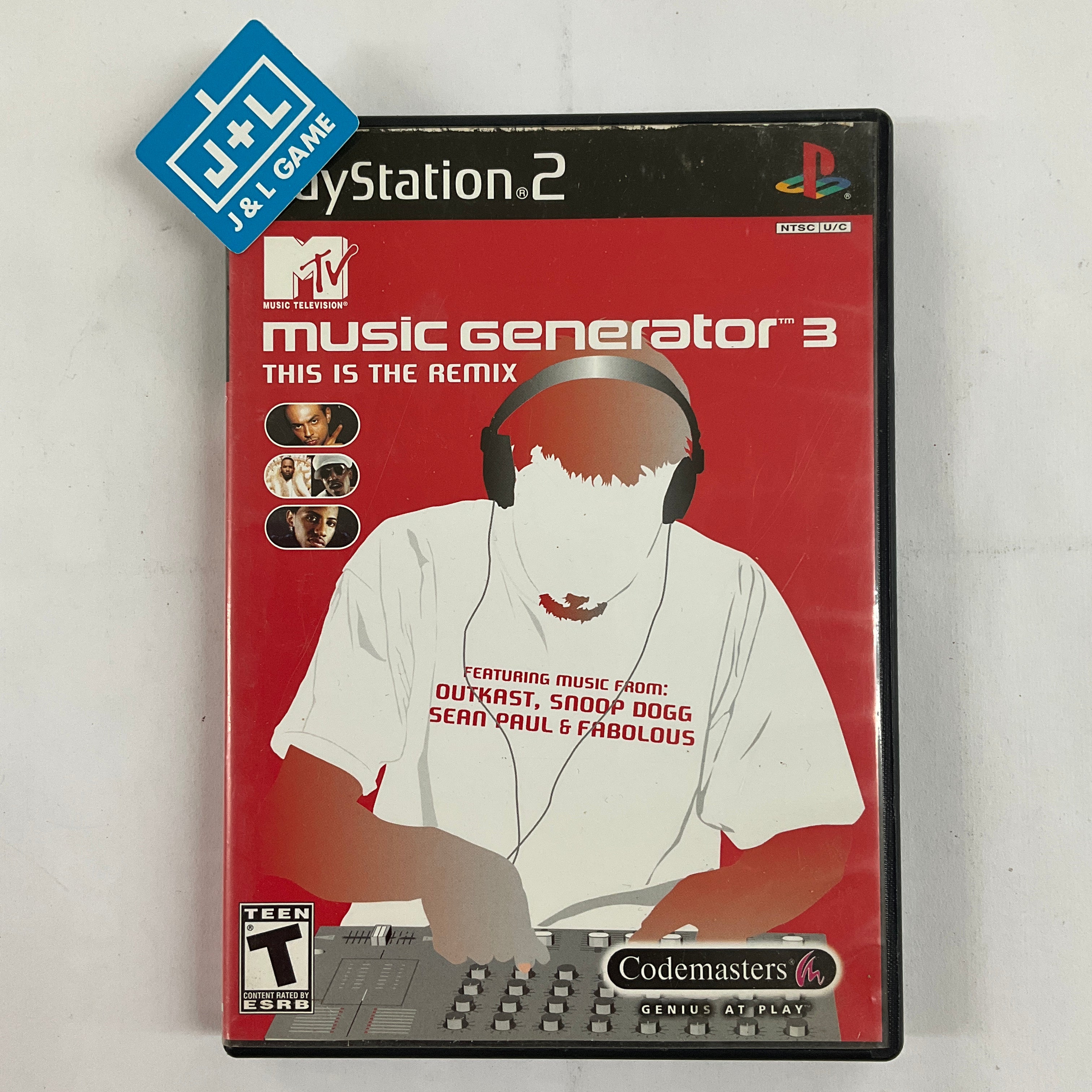 MTV Music Generator 3: This is the Remix - (PS2) PlayStation 2 [Pre-Owned] Video Games Codemasters   