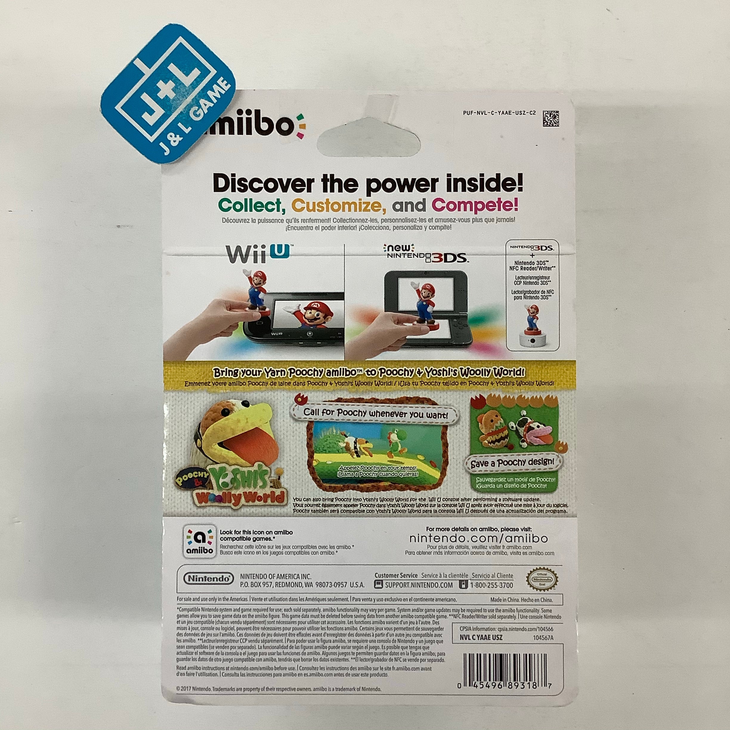 Poochy (Yoshi's Woolly World) - Nintendo 3DS Amiibo Amiibo Nintendo   