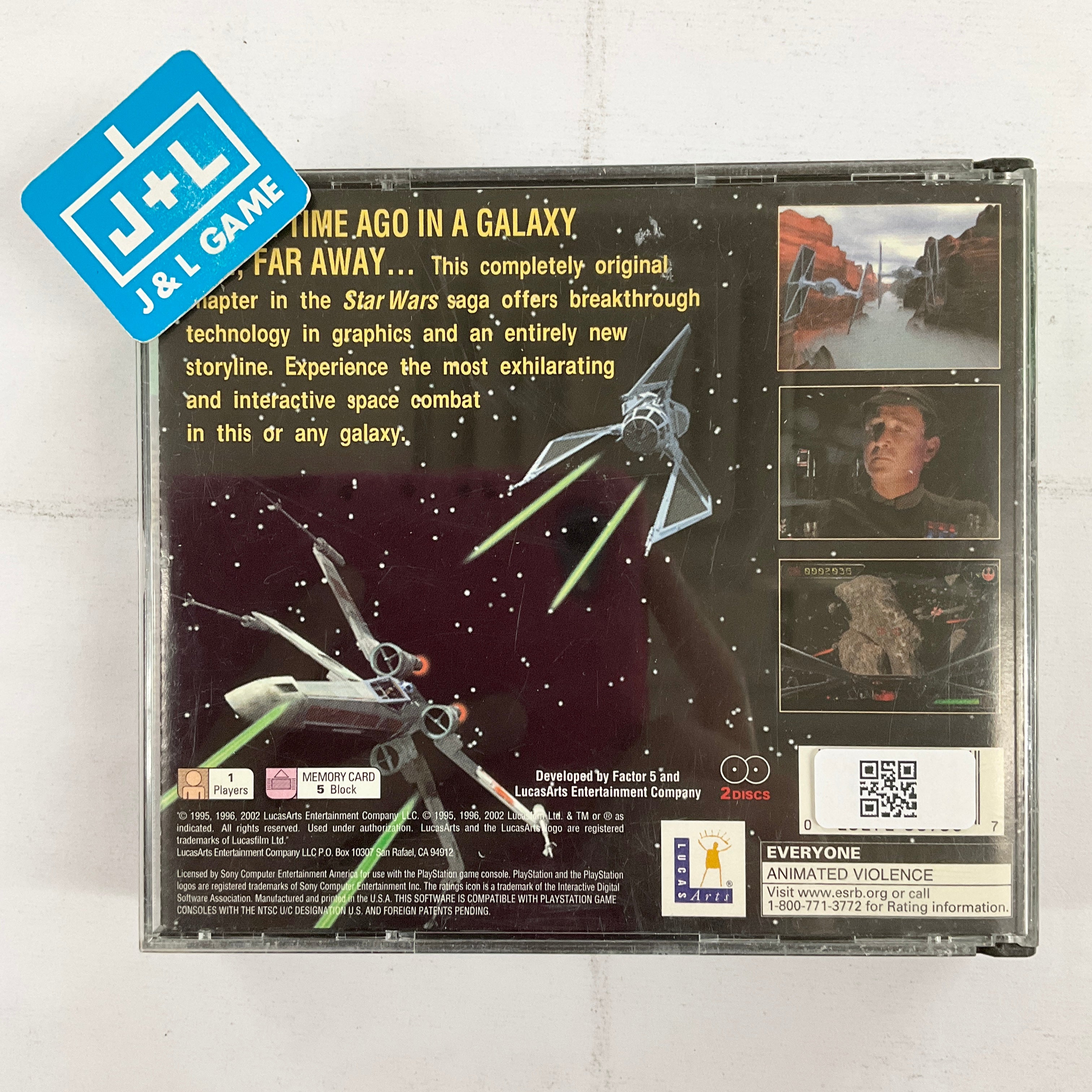 Star Wars: Rebel Assault II The Hidden Empire (Greatest Hits) - (PS1) PlayStation 1 [Pre-Owned] Video Games LucasArts   
