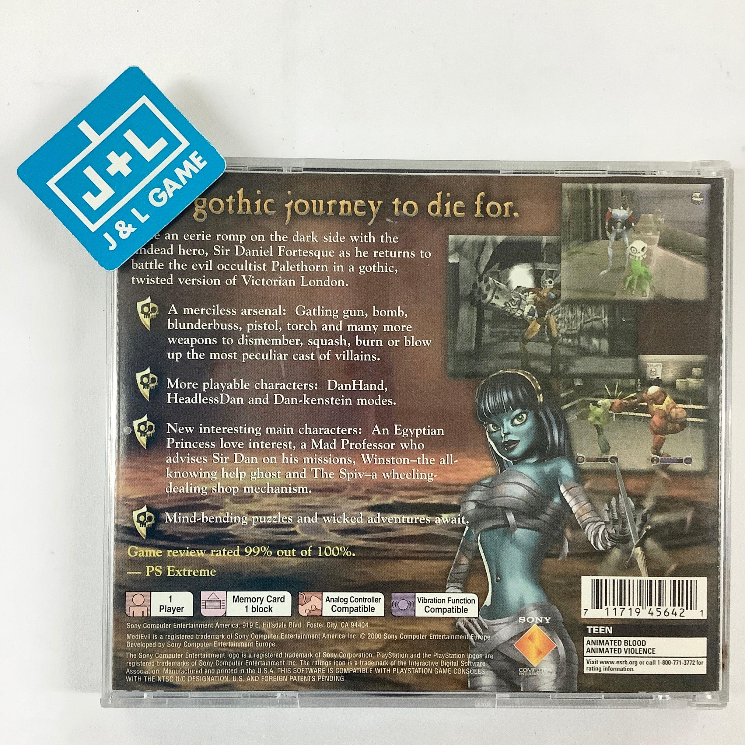 MediEvil II - (PS1) PlayStation 1 [Pre-Owned] Video Games SCEA   
