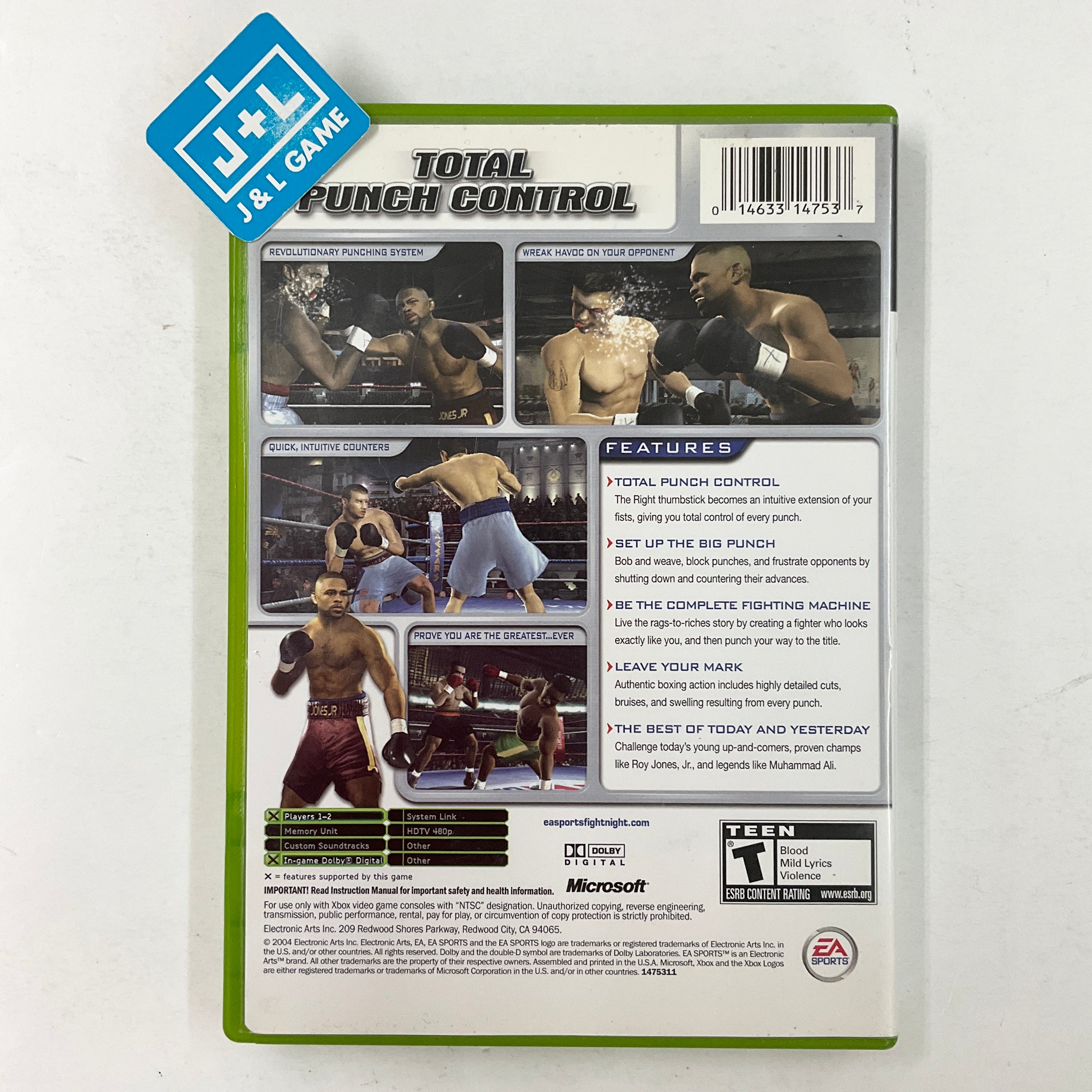 Fight Night 2004 - (XB) Xbox [Pre-Owned] Video Games EA Sports   