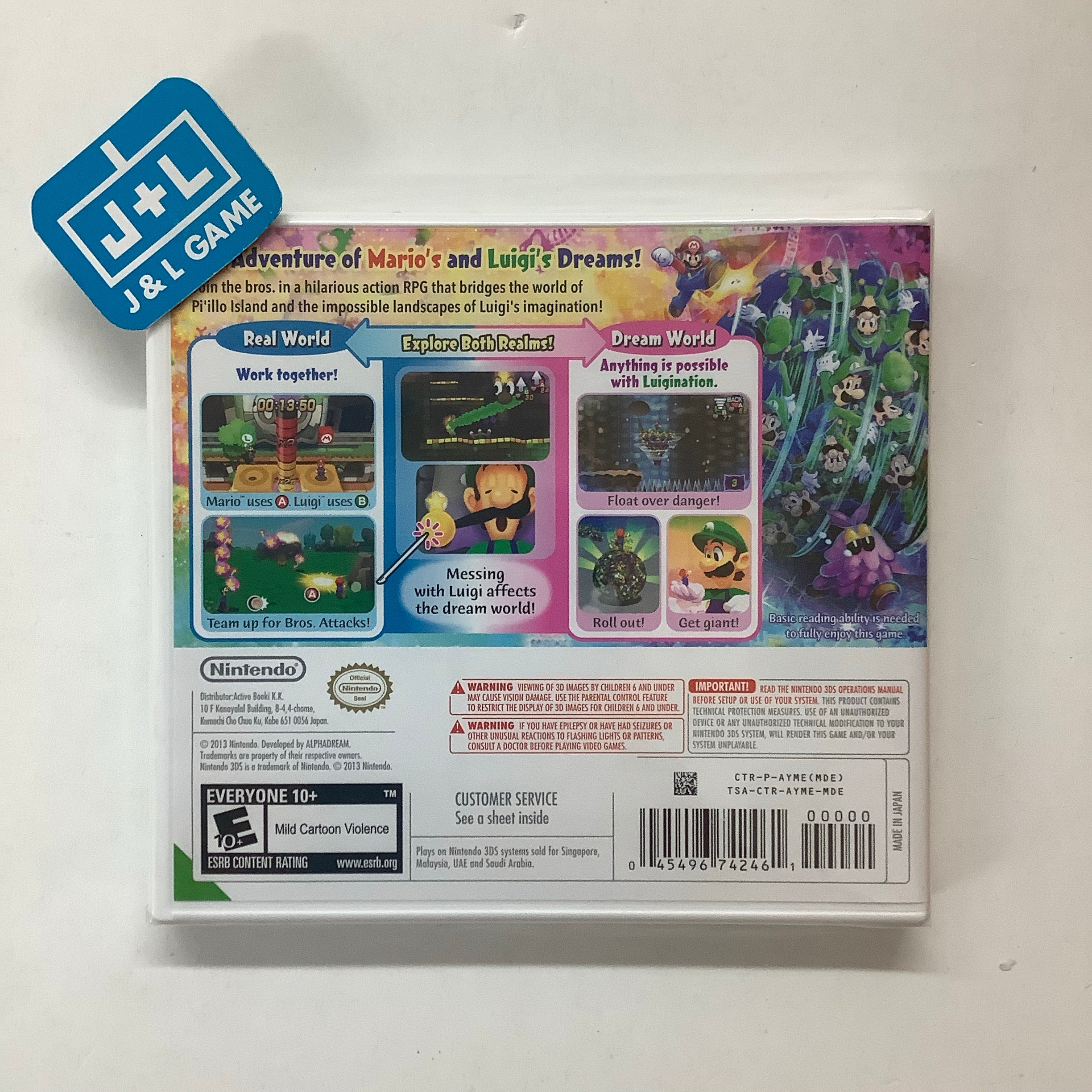 Mario & Luigi: Dream Team - (3DS) Nintendo 3DS (World Edition) Video Games Nintendo   
