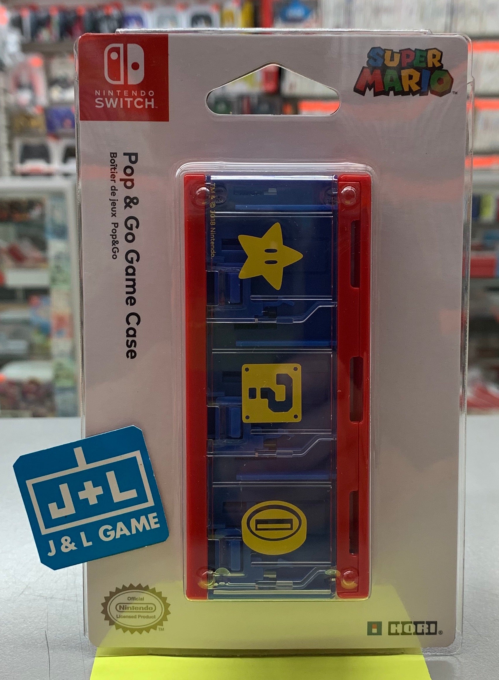 HORI Pop & Go Game Case (Mario) - (NSW) Nintendo Switch Accessories Hori   