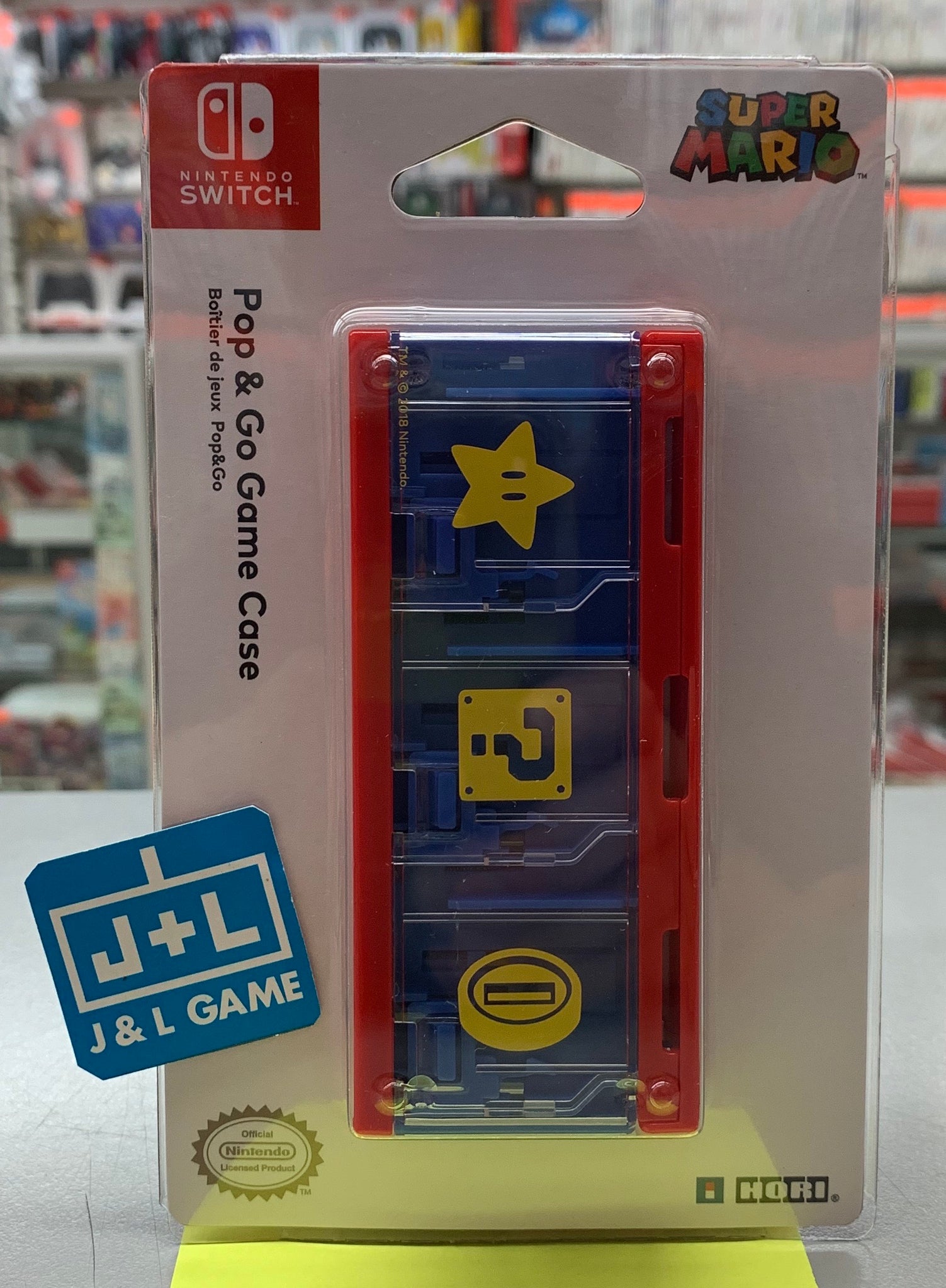 HORI Nintendo Switch POP & Go Game Case (Mario) - (NSW) Nintendo Switch Accessories Hori   