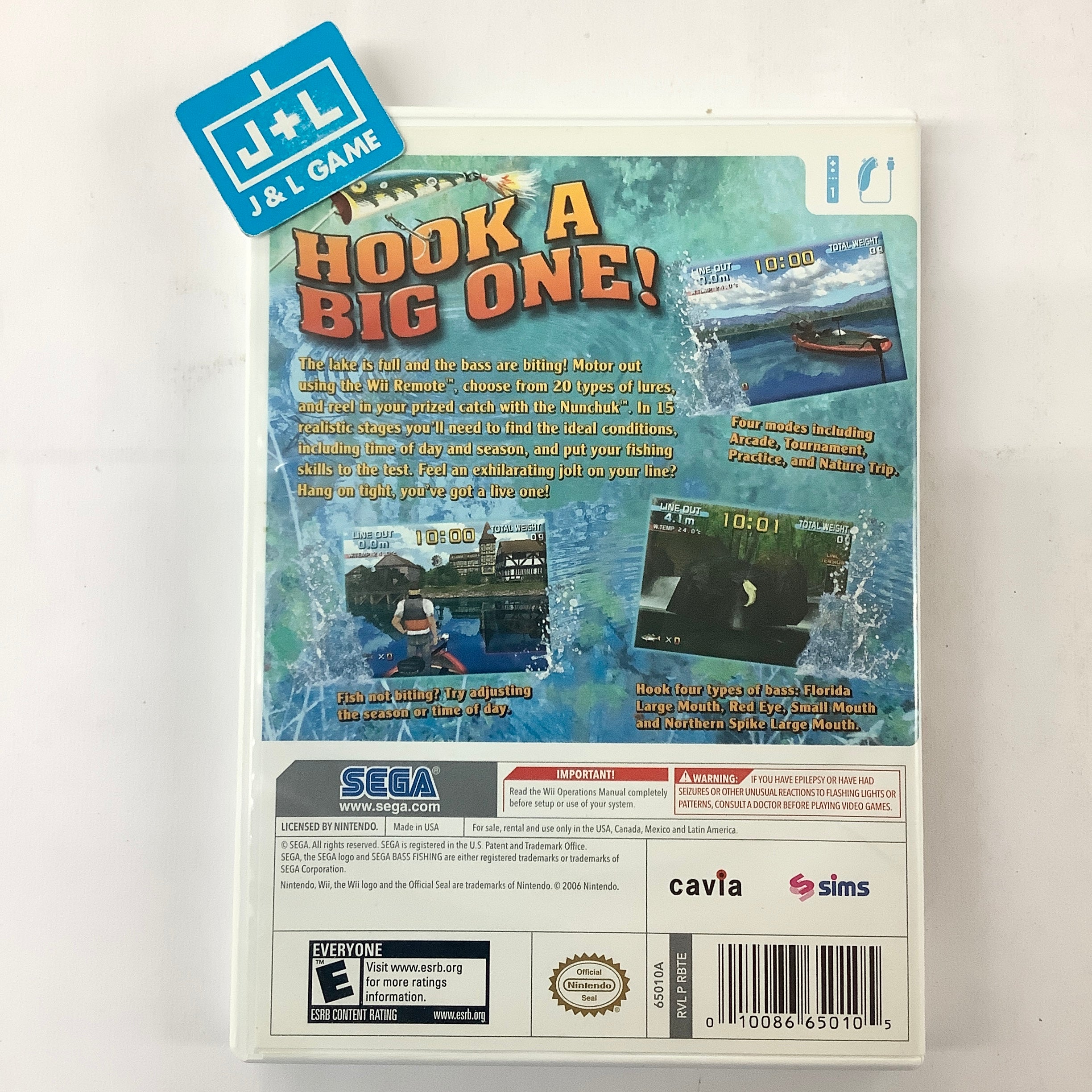 Sega Bass Fishing - Nintendo Wii [Pre-Owned] Video Games Sega   