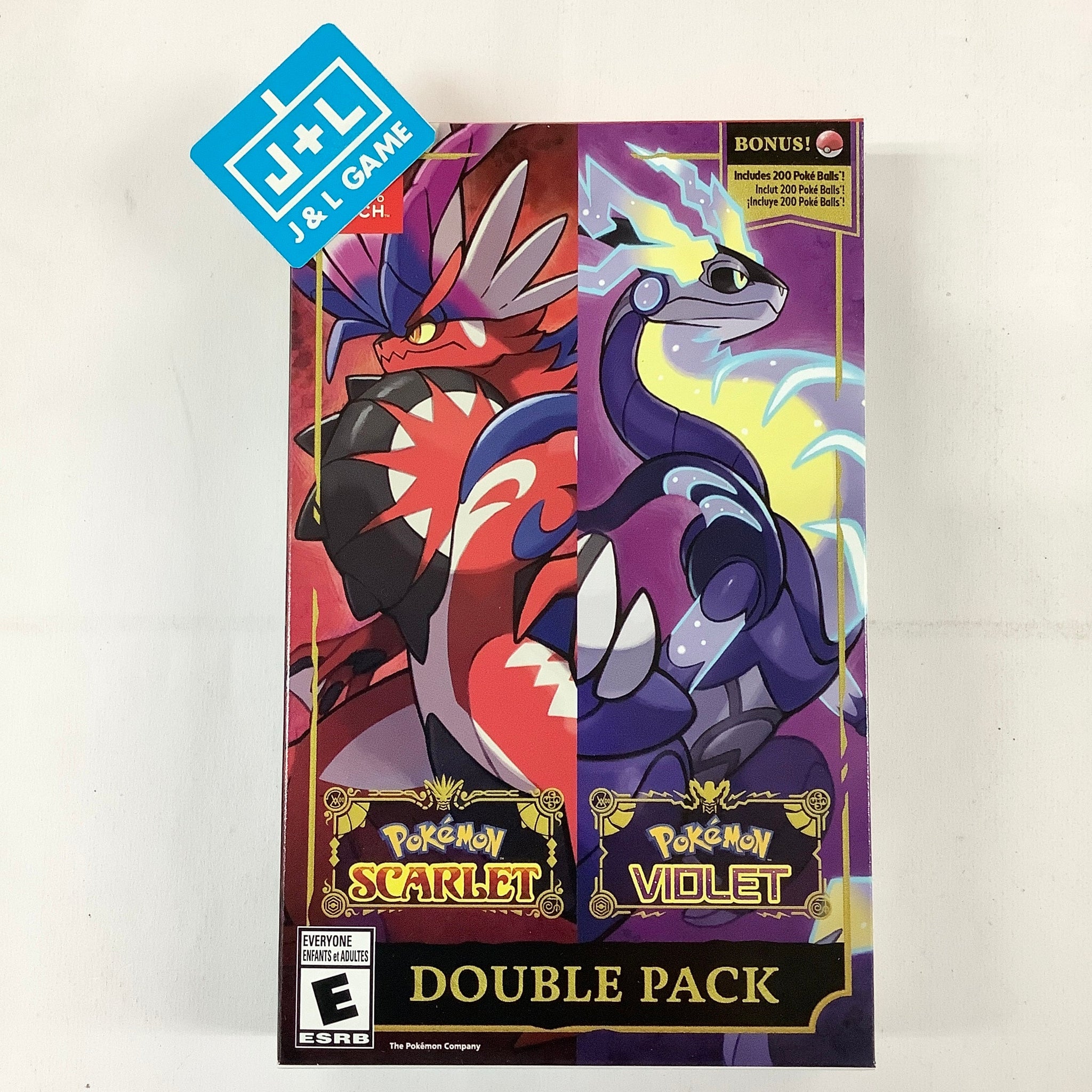 Pokémon Scarlet & Pokémon Violet Double Pack - (NSW) Nintendo Switch Video Games Nintendo   
