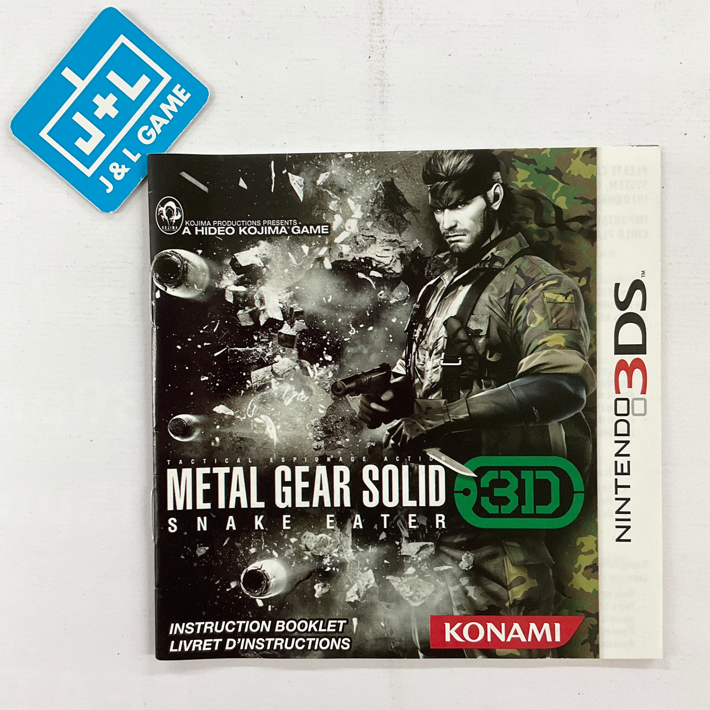 Metal Gear Solid: Snake Eater 3D - Nintendo 3DS [Pre-Owned] Video Games Konami   