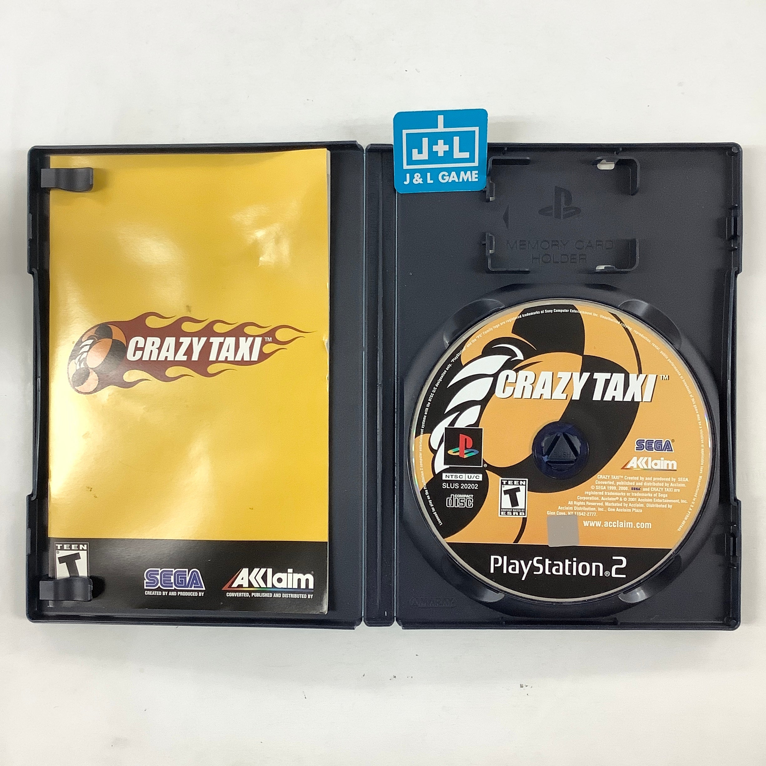Crazy Taxi - (PS2) PlayStation 2 [Pre-Owned] Video Games Acclaim   
