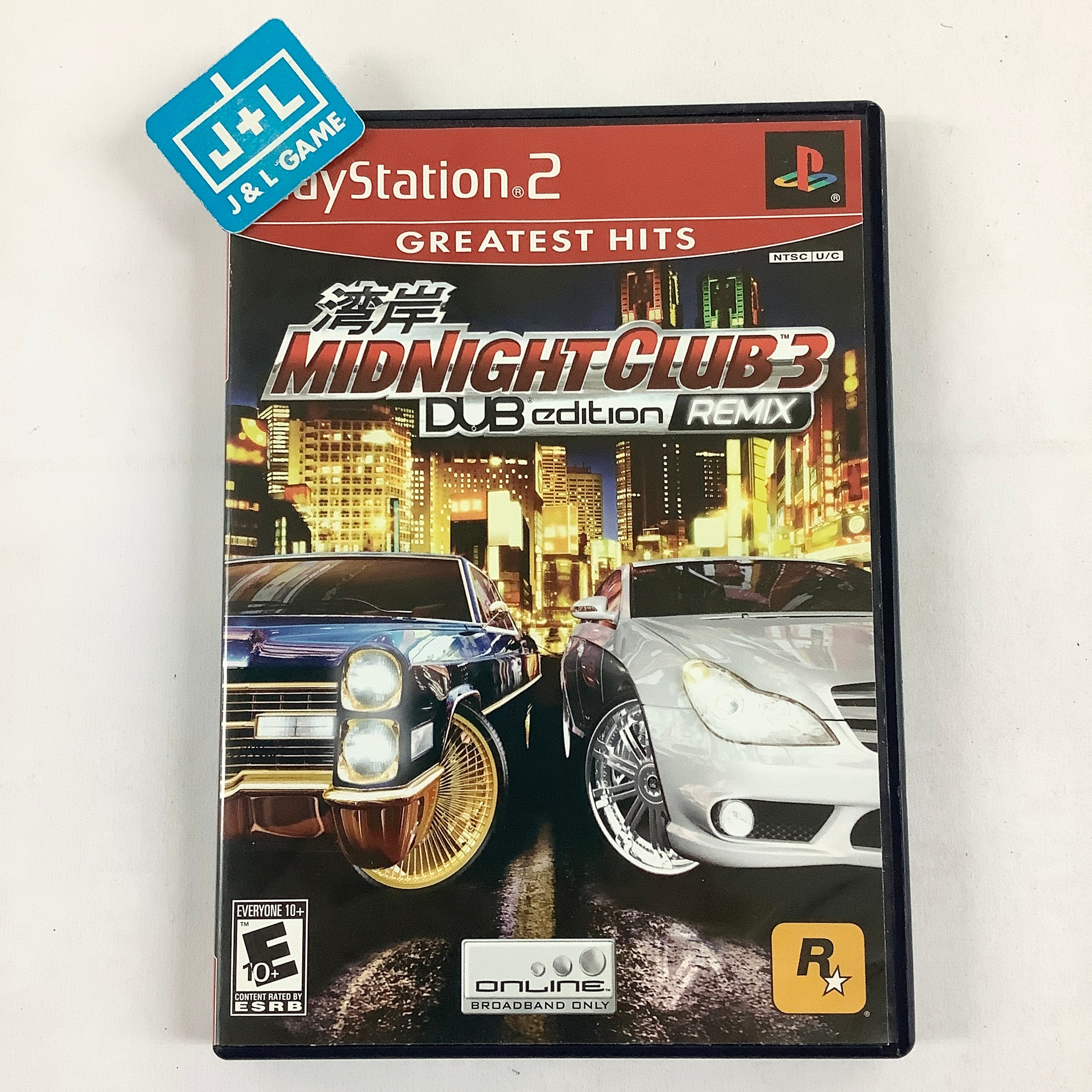 Midnight Club 3: DUB Edition Remix (Greatest Hits) - (PS2) PlayStation 2 [Pre-Owned] Video Games Rockstar Games   