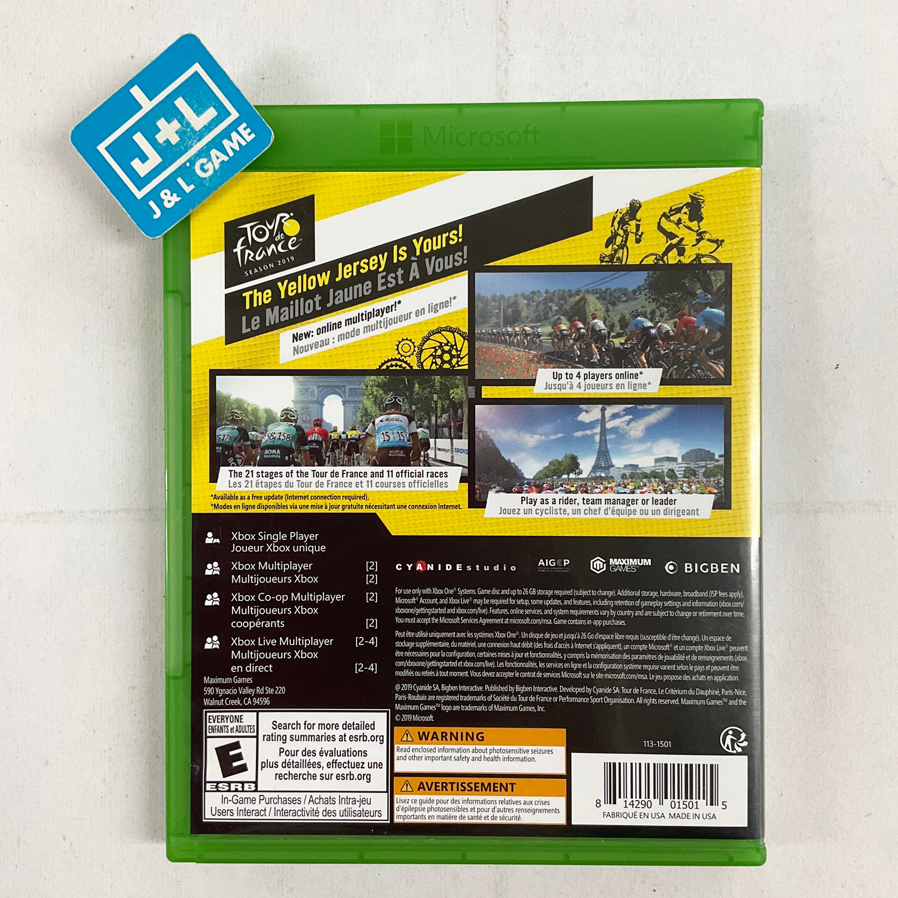 Tour De France - (XB1) Xbox One [Pre-Owned] Video Games Maximum Games   