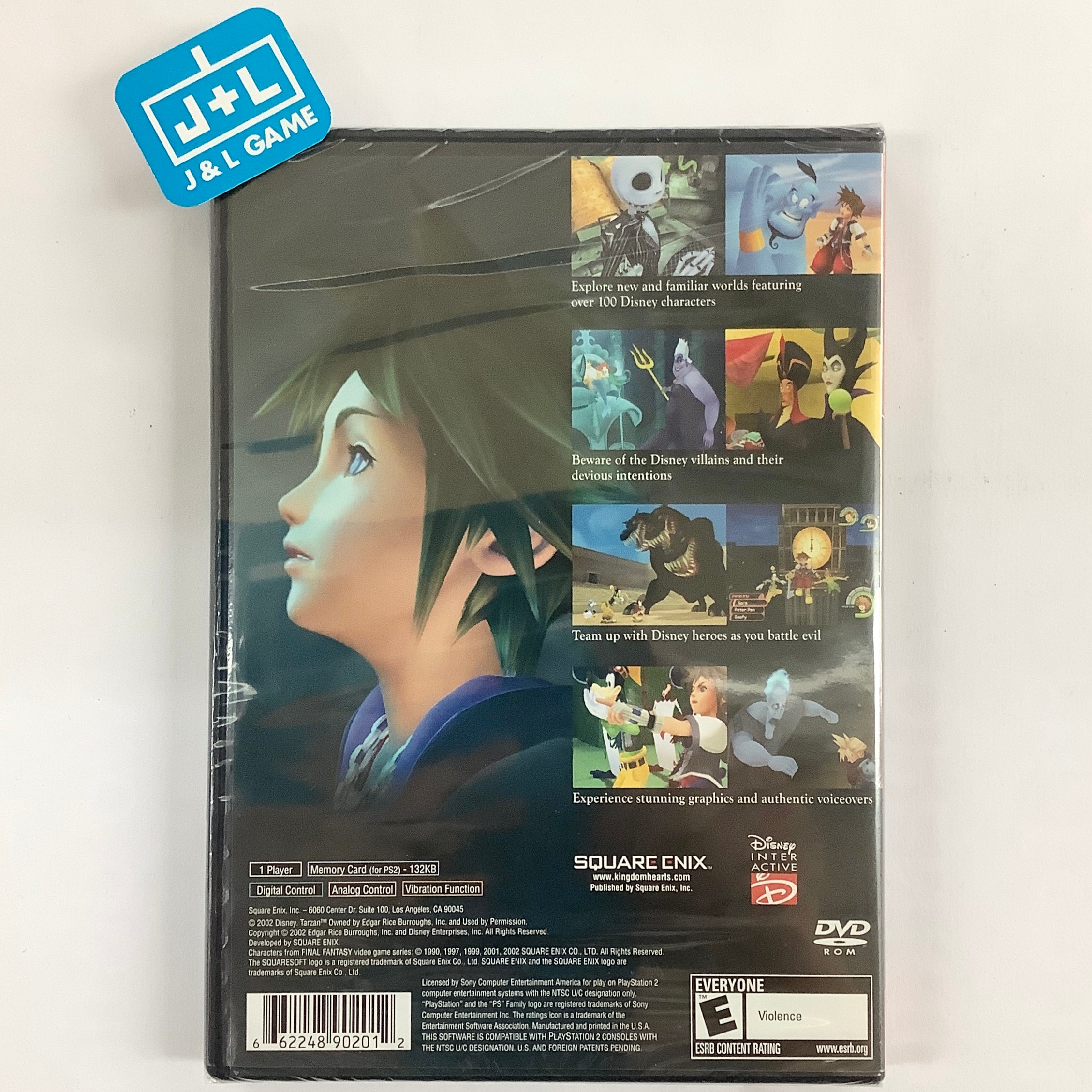 Kingdom Hearts (Greatest Hits) - (PS2) Playstation 2 Video Games SquareSoft   